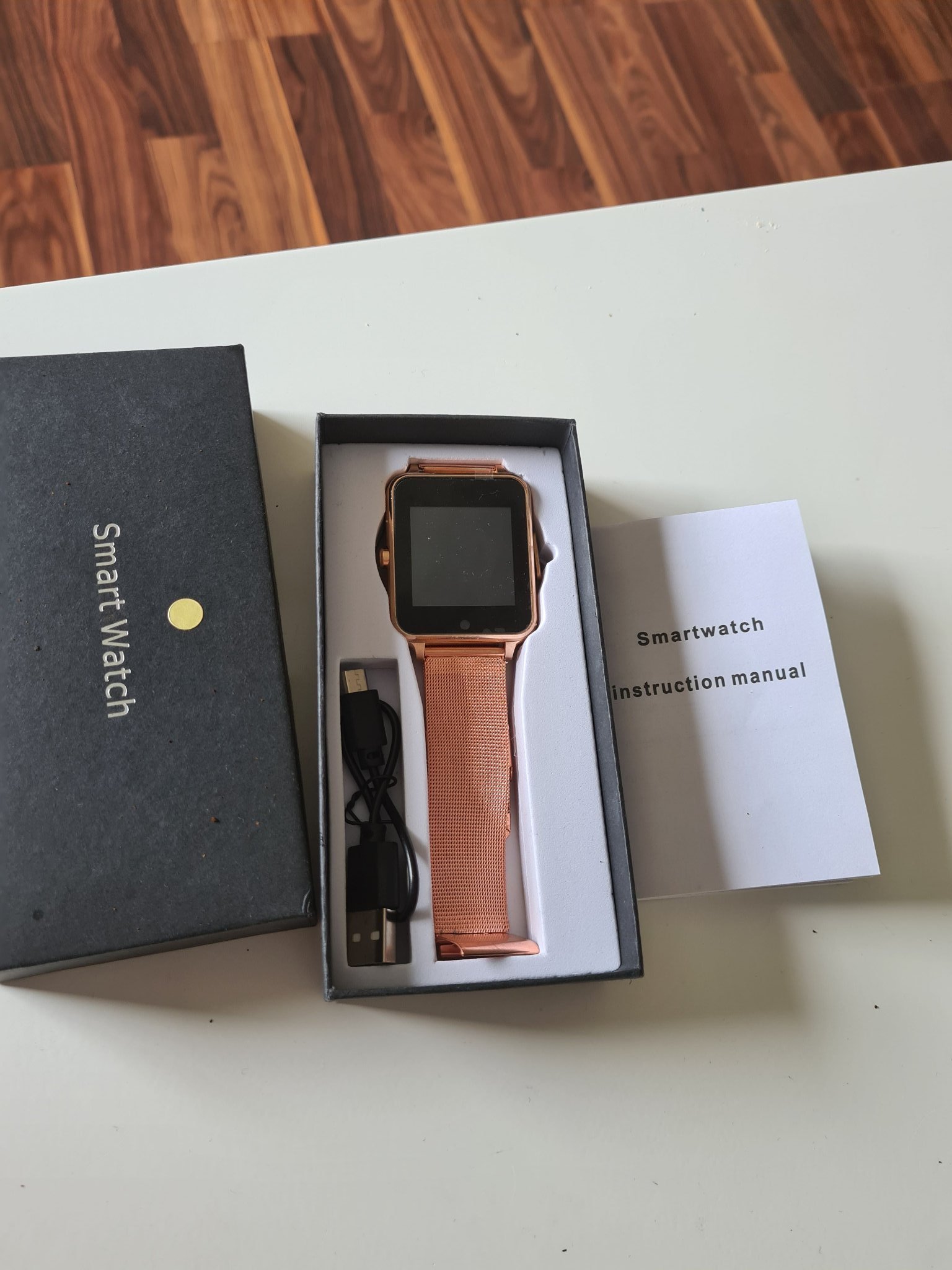 Smartwatch klocka i rose (420915146) á Köp pÃ¥ Tradera