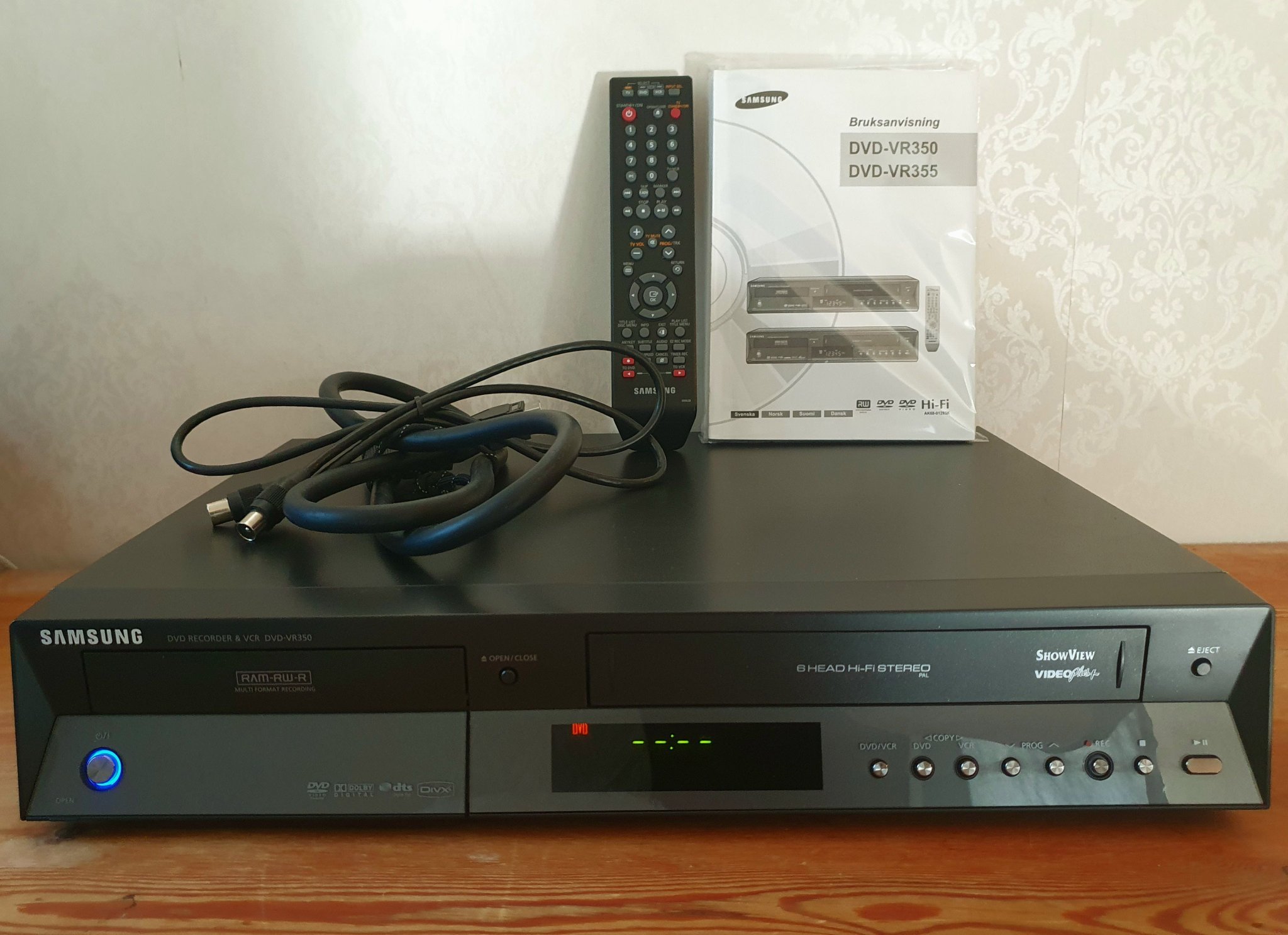 Samsung VR350 DVD + VHS Kombi. Kopiera video t.. (416092727) ᐈ Köp på