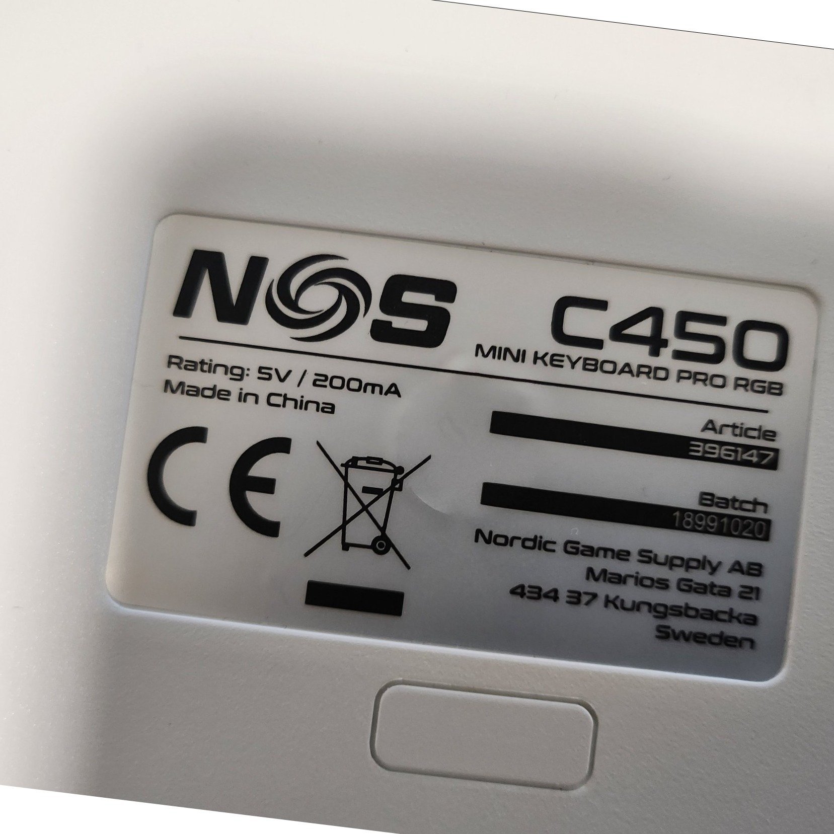 NOS C450 Tangentbord Köp på Tradera (602150070)