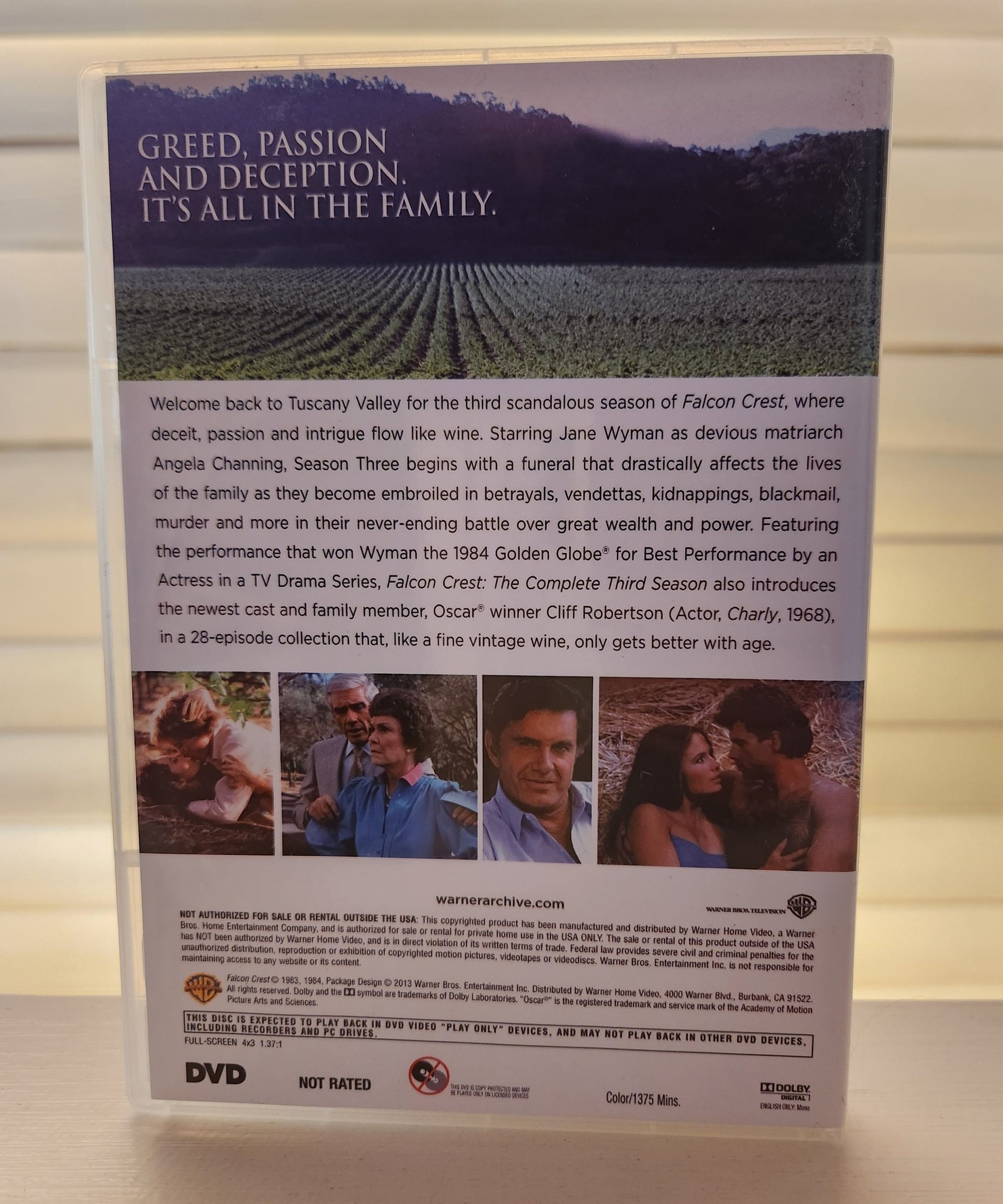 Maktkamp på Falcon Crest Alla avsnitt säsong .. Köp på Tradera