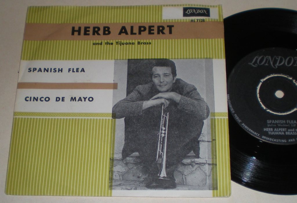 Herb Alpert 45/PS Spanish flea 1965 (309626554) ᐈ gntallis på Tradera