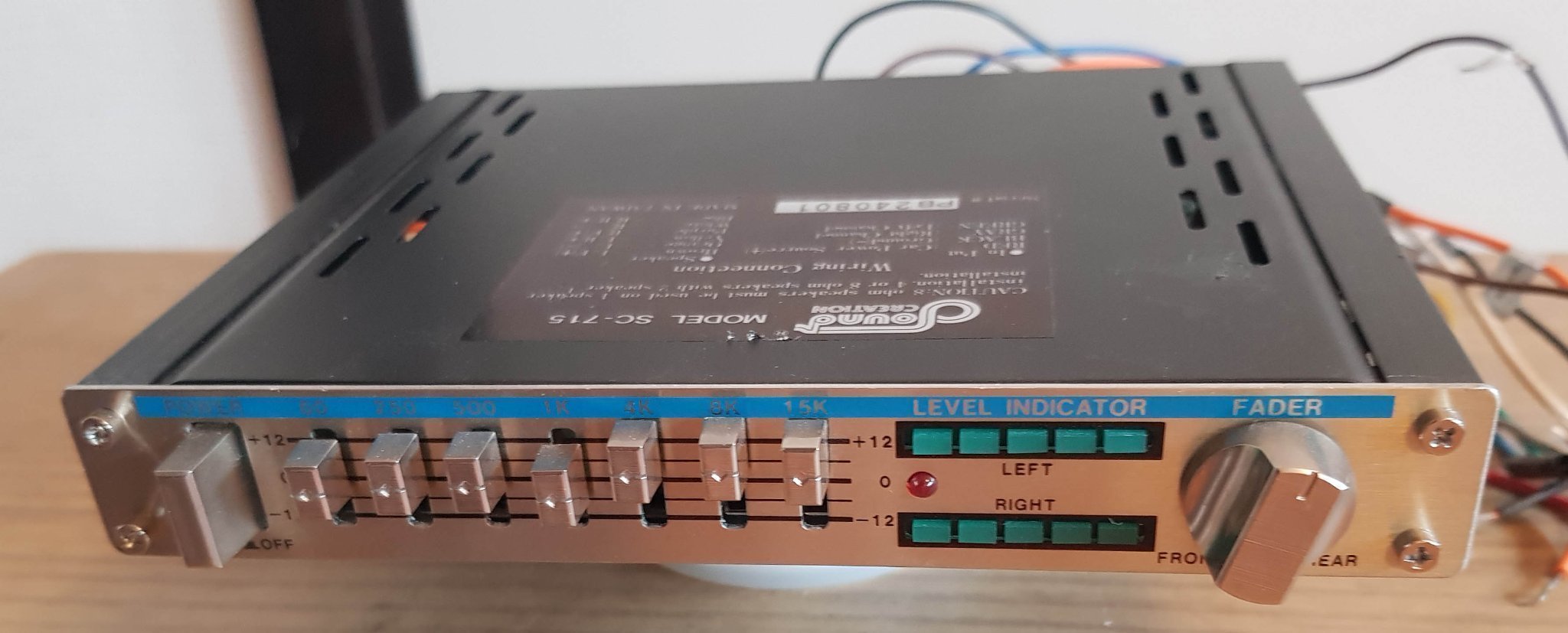 Equalizer booster, Graphic for vintage cars, S.. (445009187) ᐈ Köp på Tradera