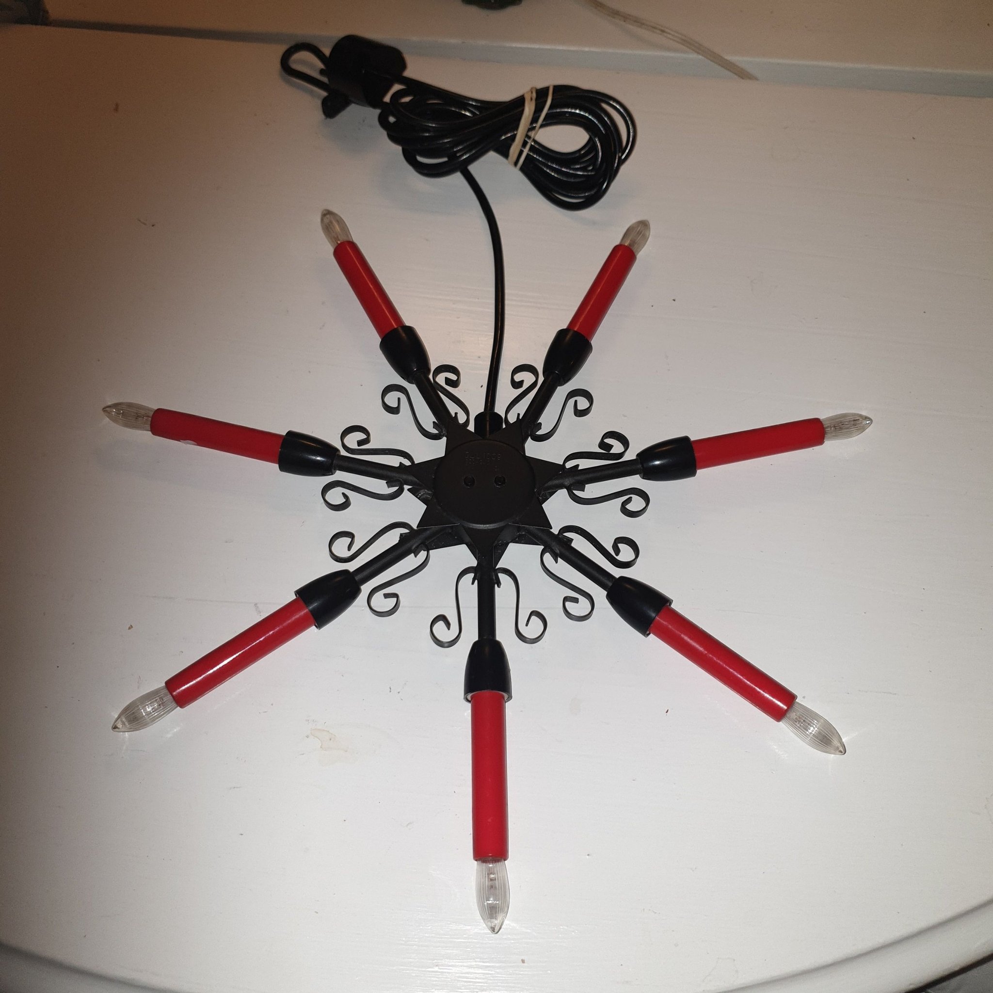 Philips Ju 1009l retro advents stjärna svart sm.. Köp på Tradera