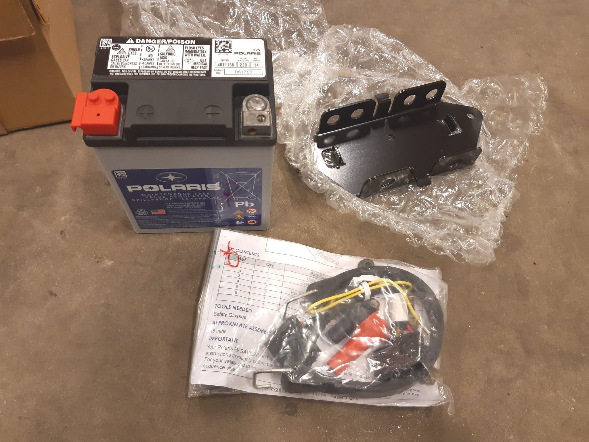 Polaris batteri kit Ranger EV & EV Lion 2015-2020 | Köp på Tradera ...