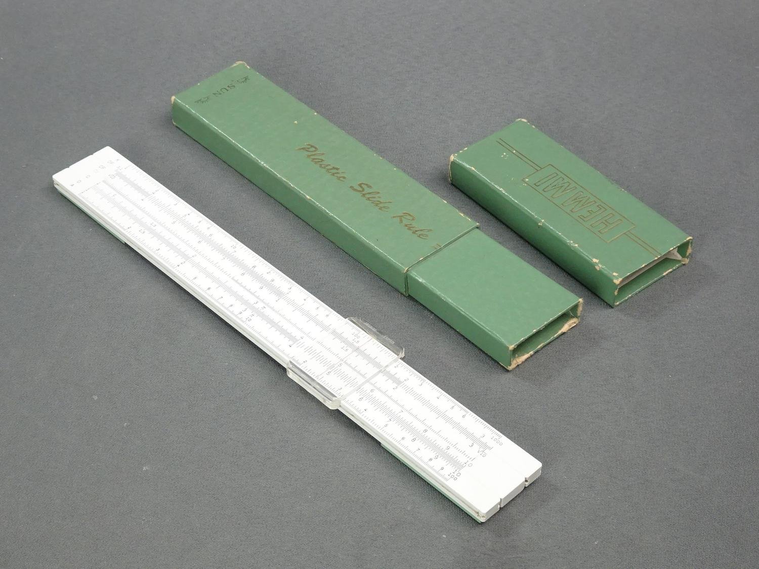 Plastic Slide Rule HEMMI No. P45K räknesticka m.. Köp på Tradera