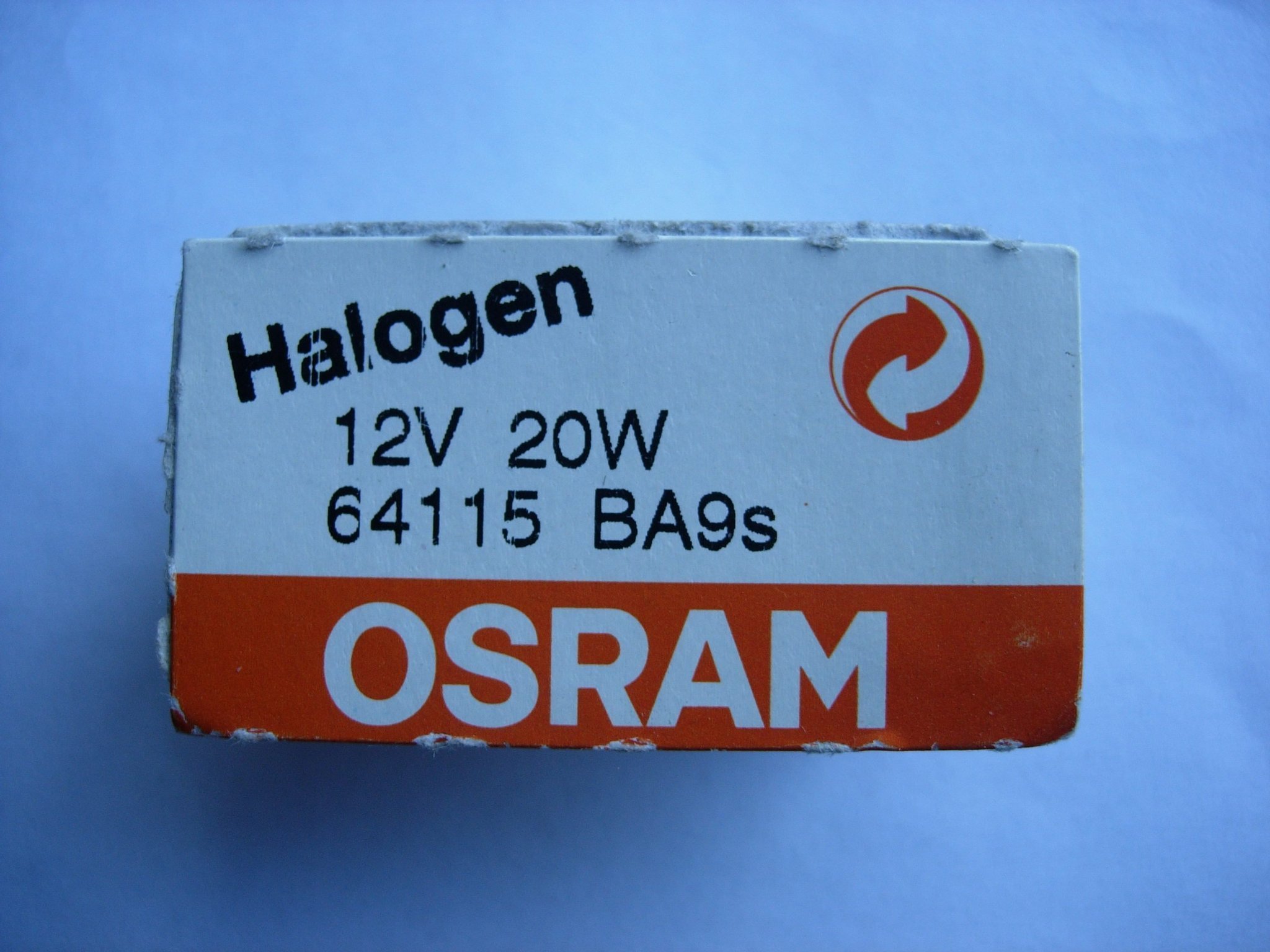 Osram Halogenlampa 12V 20W 64115 BA9s
