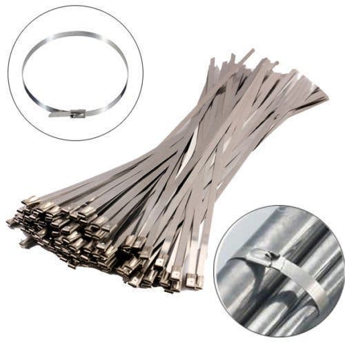 10er Pack Edelstahlschlaufen 15 cm lang