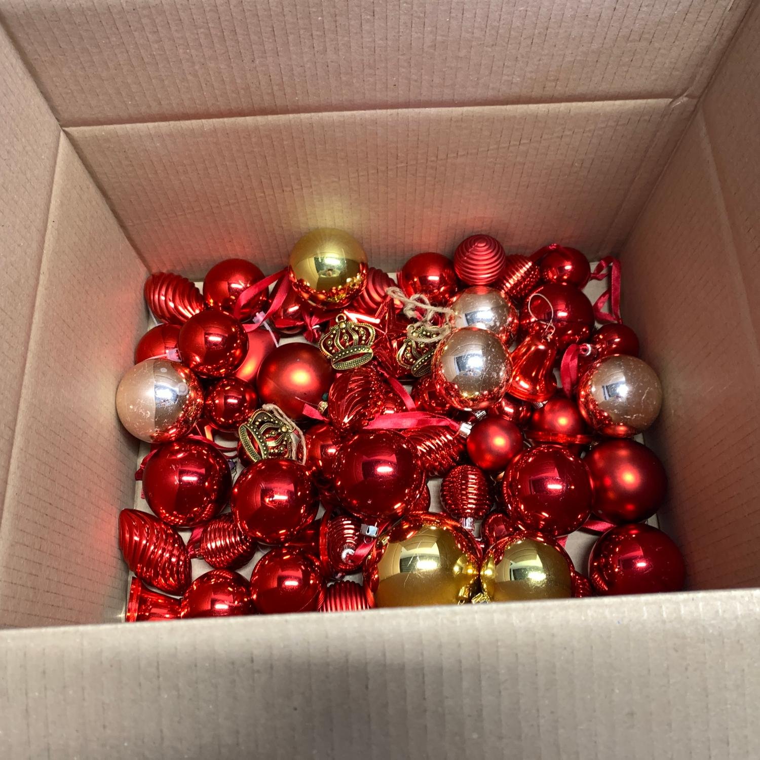 Julgranskulor Röd Jul Kulor Christm.. Köp från Footly på Tradera