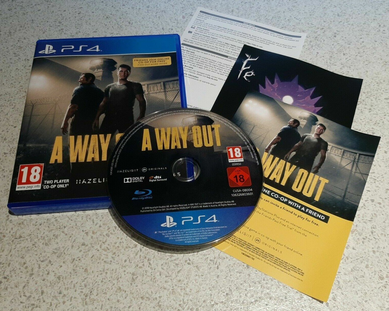 A WAY OUT 2018 CO-OP PS4 PLAYSTATION 4 SPEL SVÅ.. (410956796) ᐈ Köp på ...