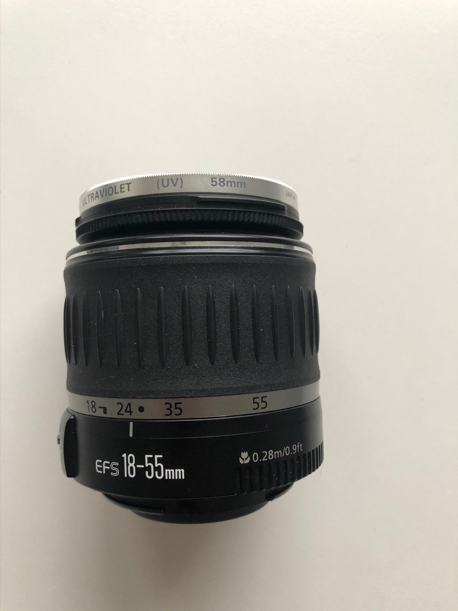 Canon zoom lens ef-s 18-55mm 1:3.5-5.6 (410441158) ᐈ Köp på Tradera