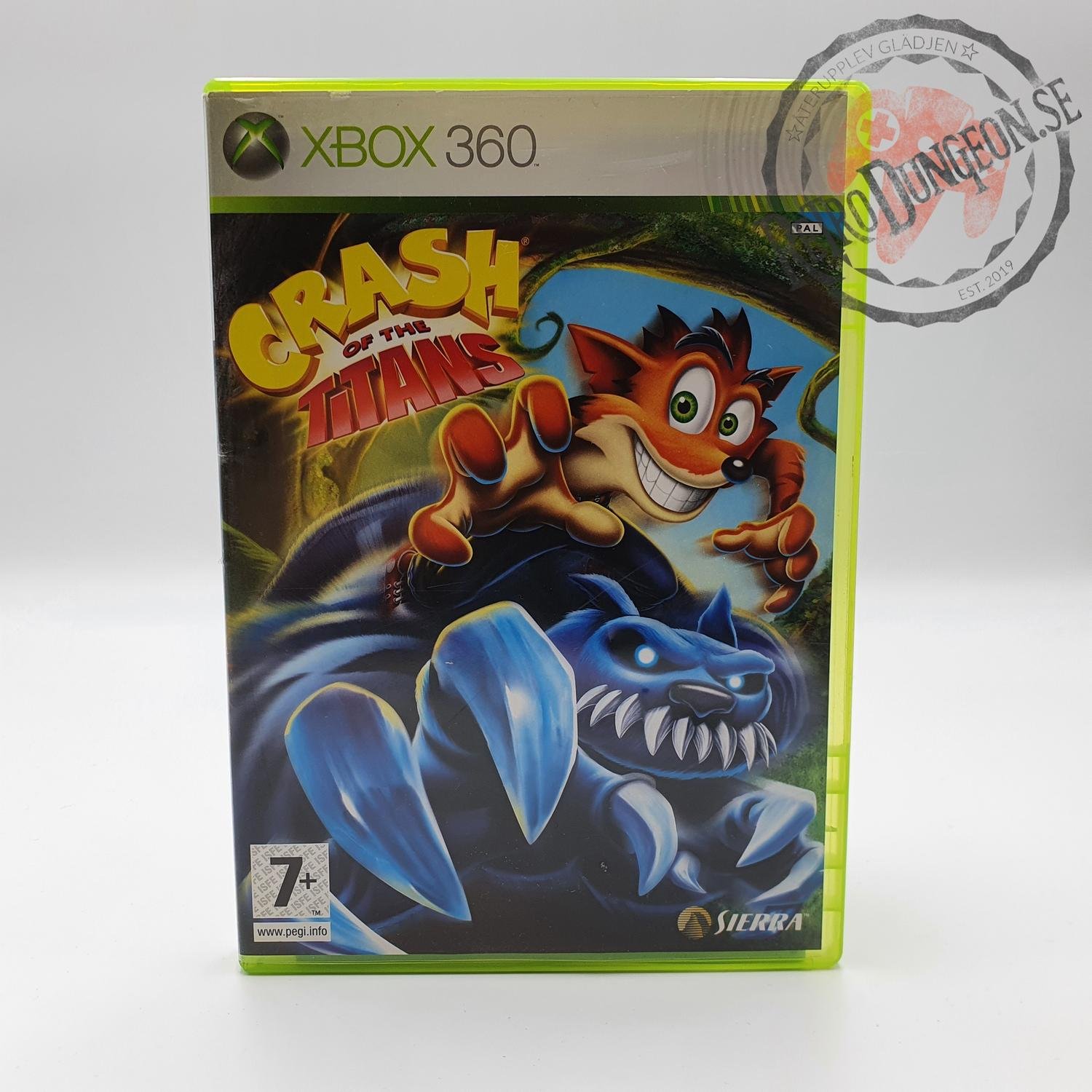 Crash of the Titans till Xbox 360 (423639386) ᐈ RetroDungeon på Tradera