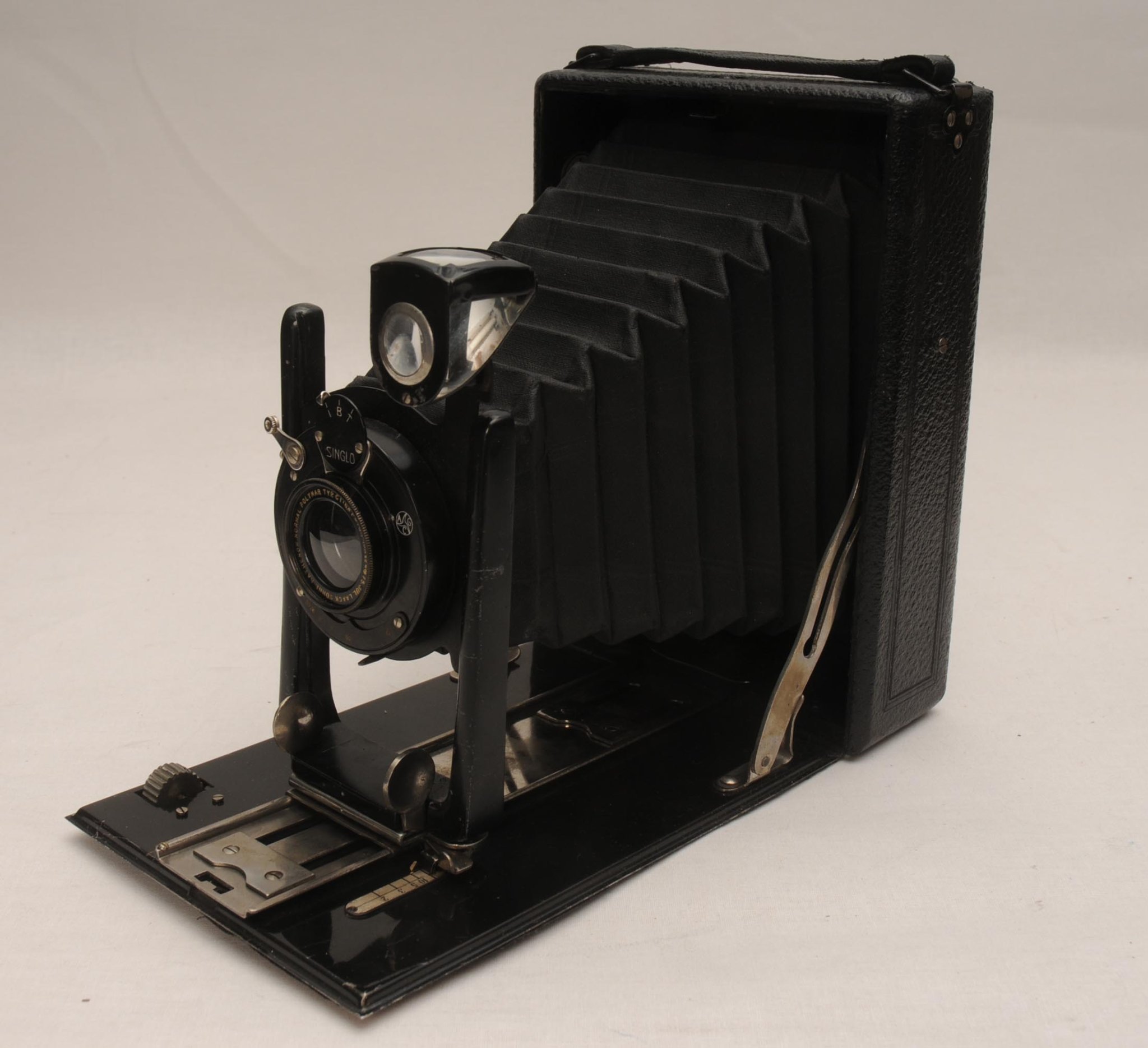 Gammal kamera 10,5x15 cm med objektiv 165/6,8 (409191652) ᐈ Köp på Tradera