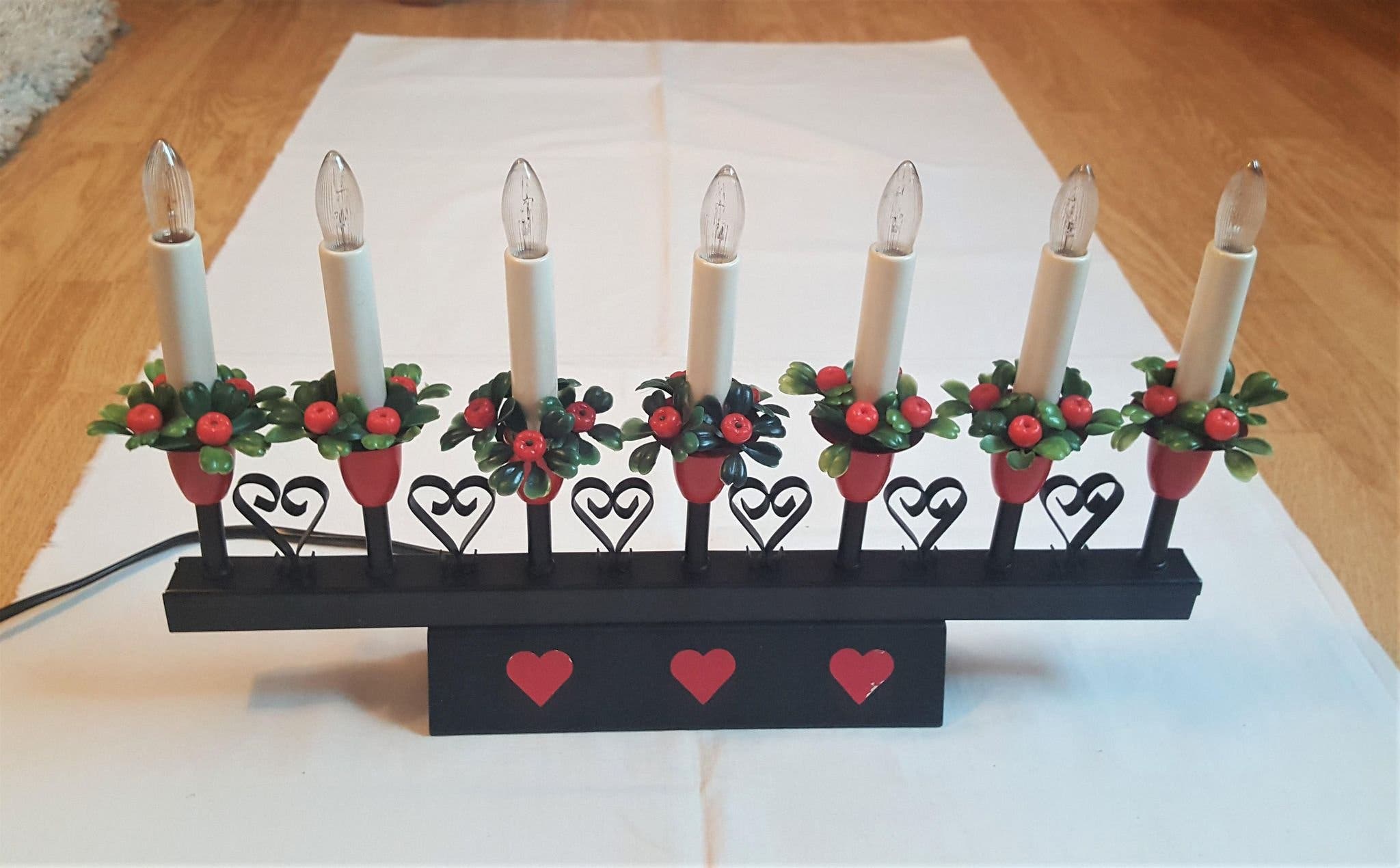 Elljusstake Adventsstake Adventljusstake Smide .. | Köp på Tradera ...