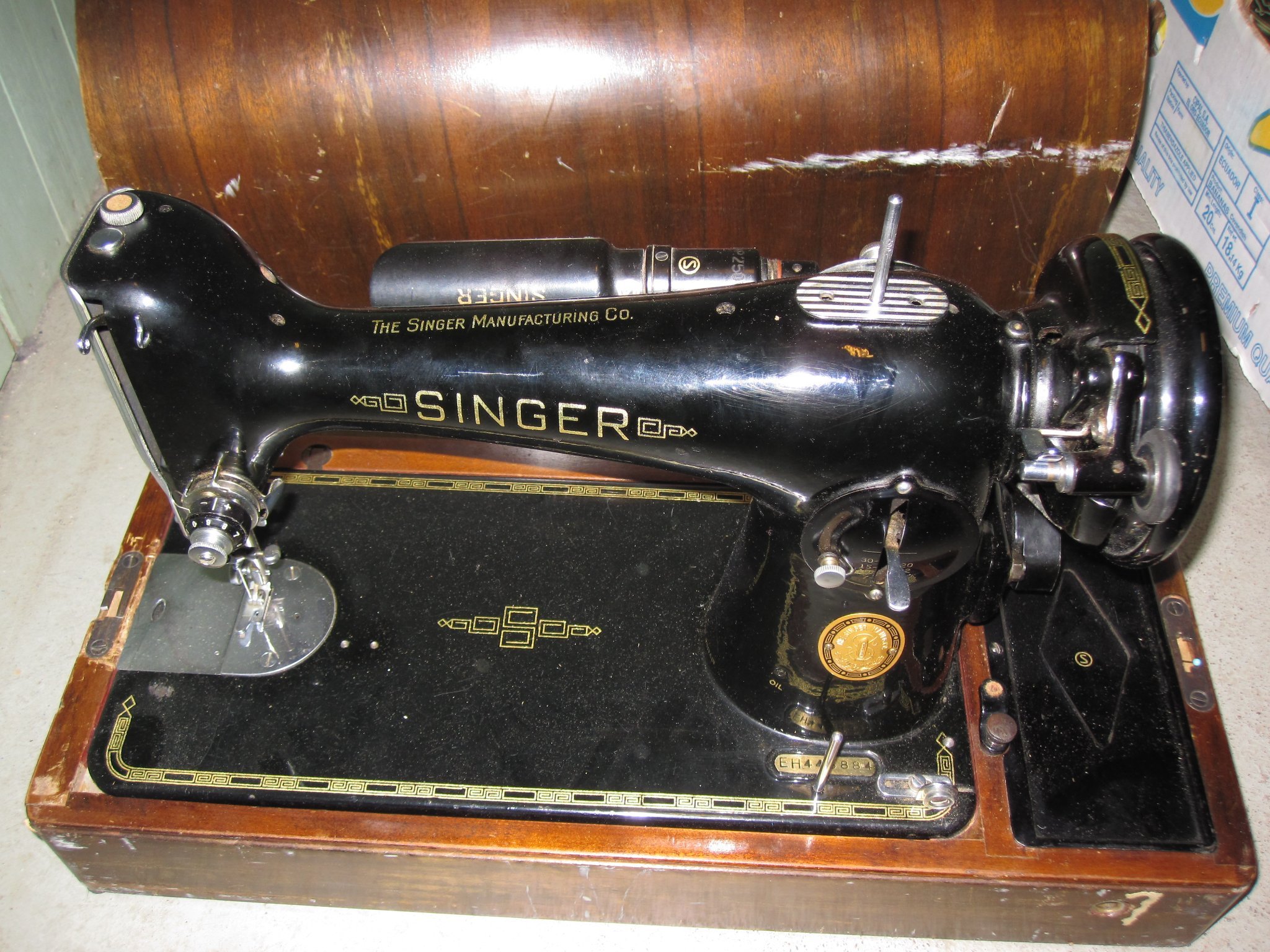 Singer retro vintage motor Symaskin från 1950 (352759083) ᐈ Köp på Tradera