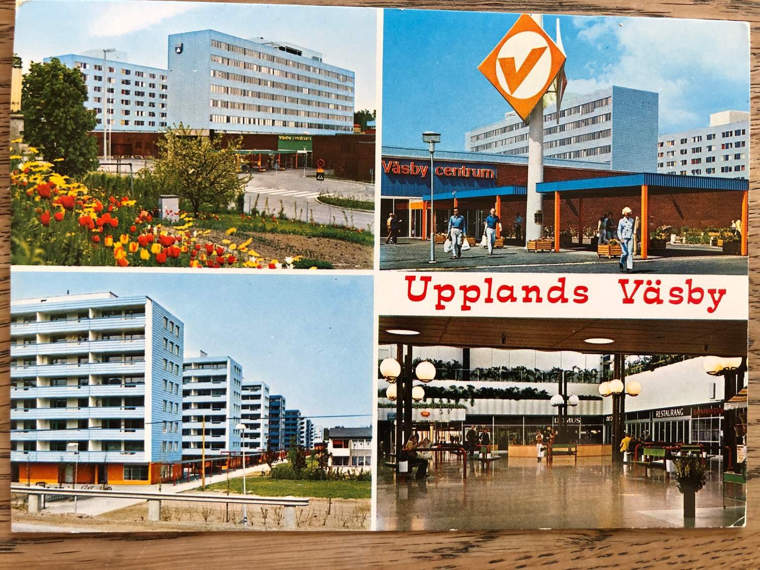 Upplands Väsby 4bildskort (405195451) ᐈ nissed2018 på Tradera