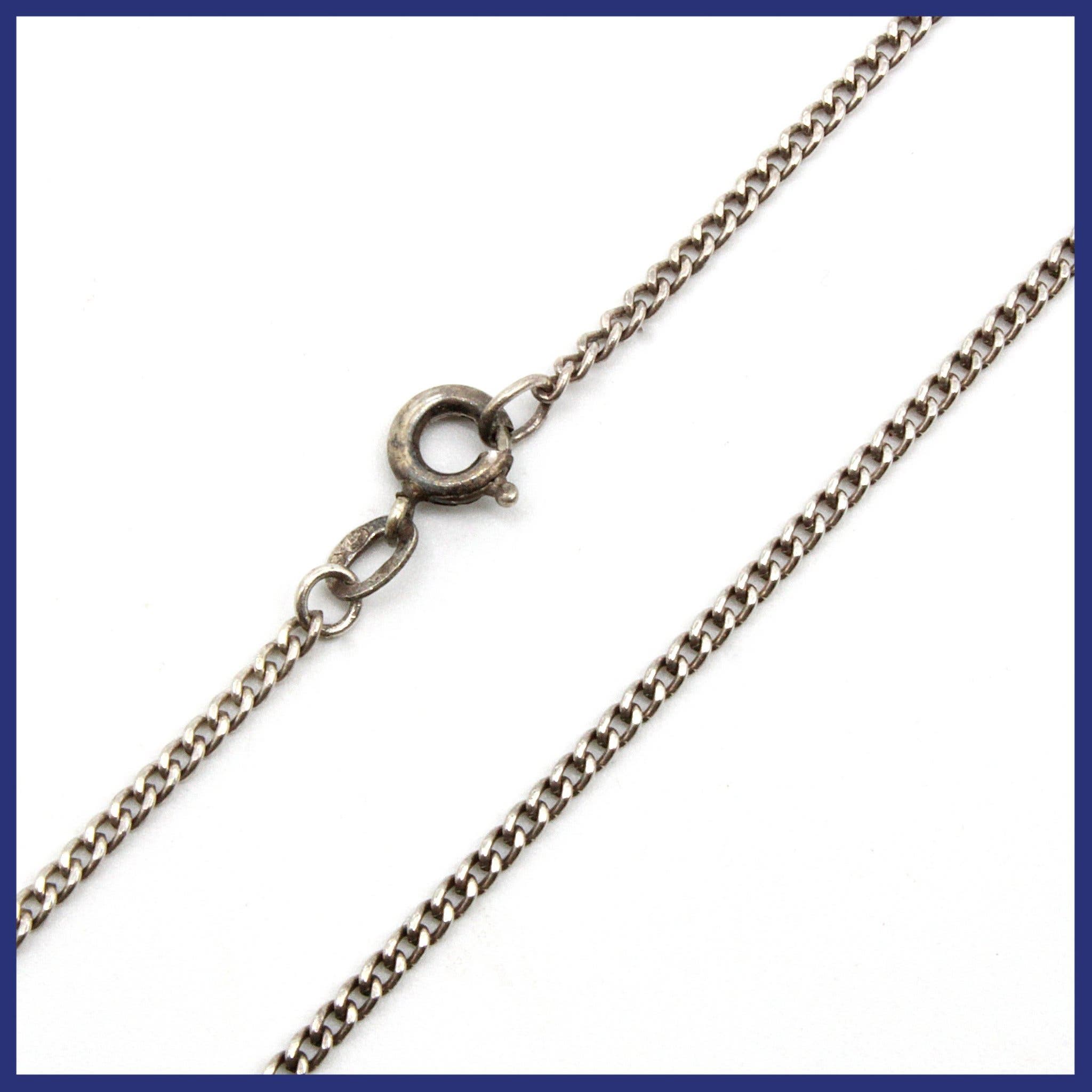Halsband, 835 silver, pansarlänk (vikt 4,28g, längd 60,5cm)