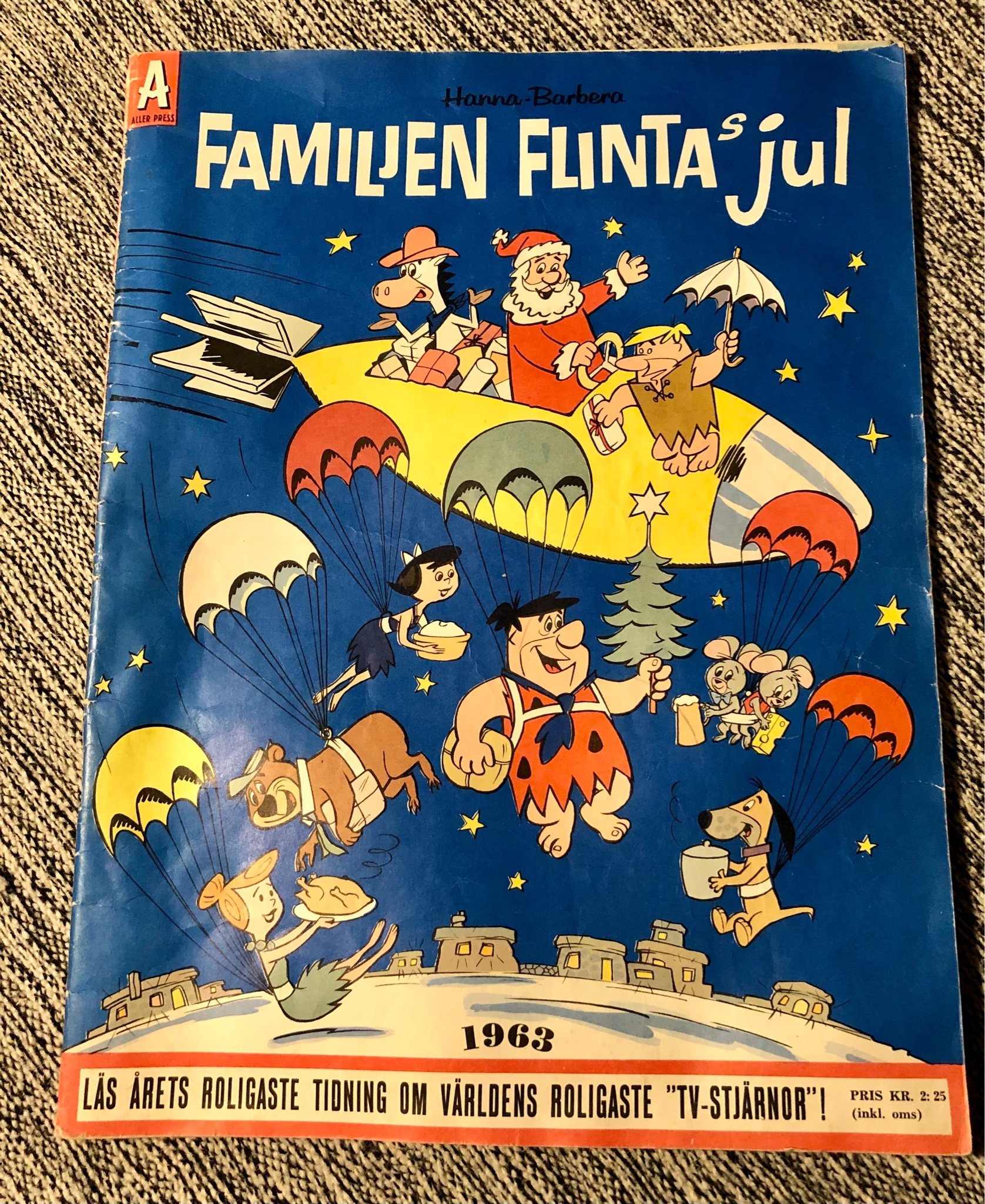 Se produkter som liknar FAMILJEN FLINTAS Jul 1963 Br.. på Tradera