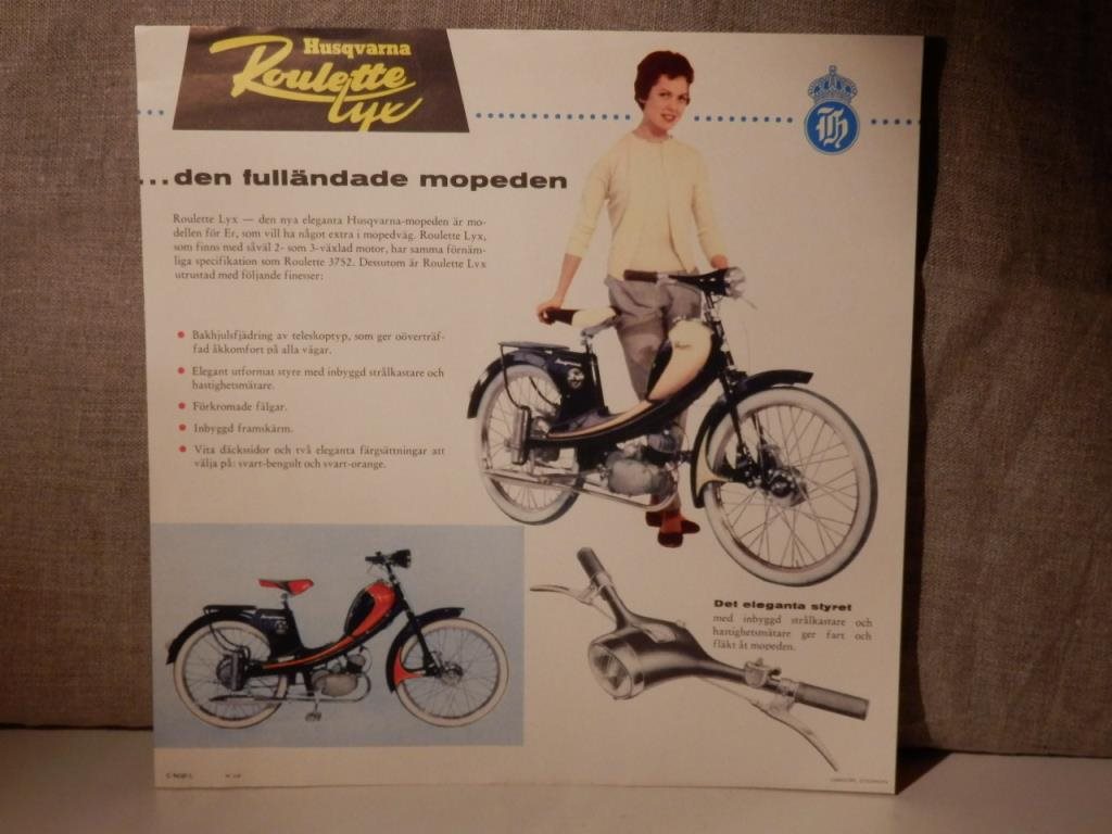 Husqvarna roulette lyx 1957