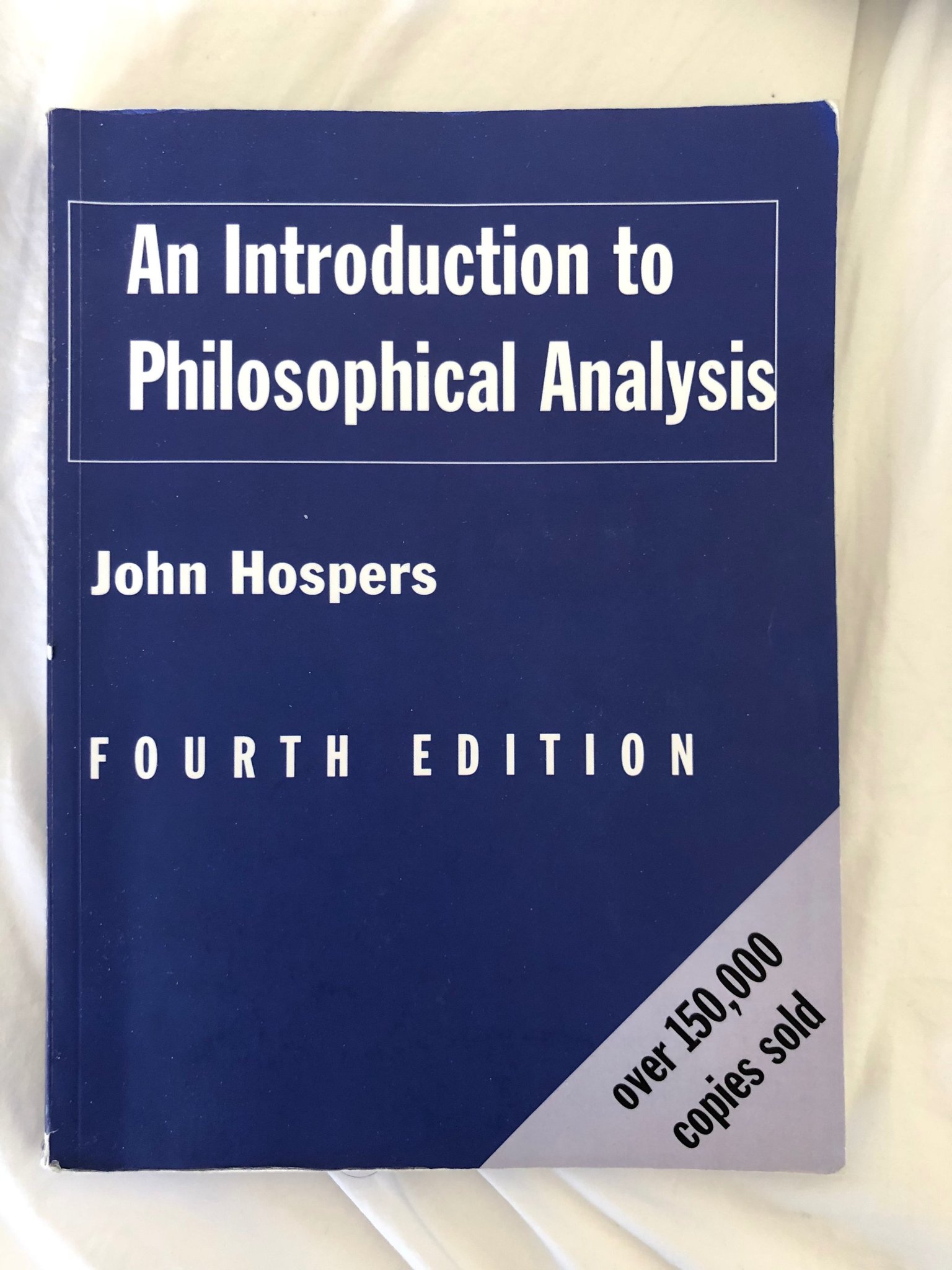 John Hospers An introduction to philosophical.. (407251119) ᐈ Köp på