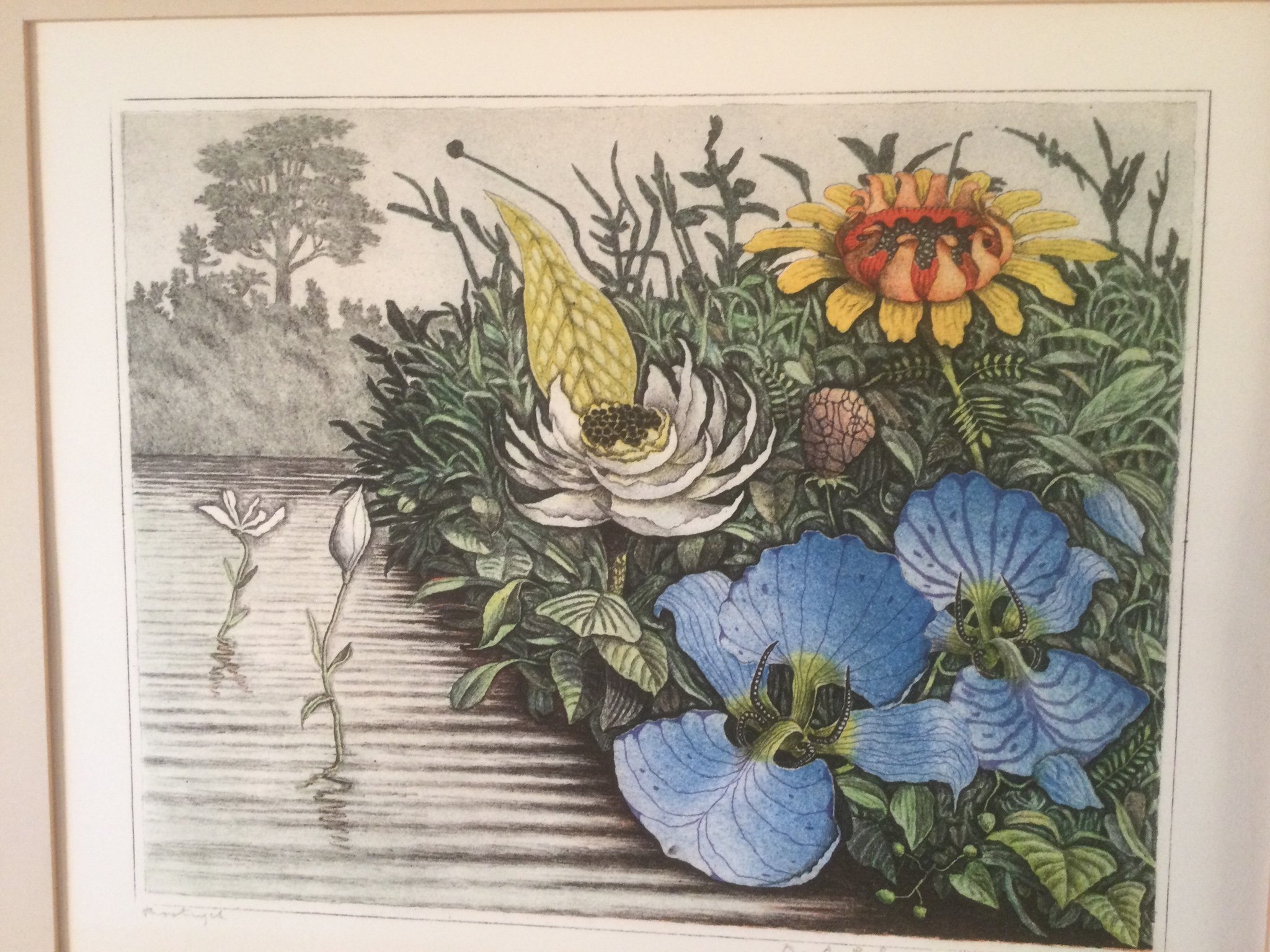 Karl Axel Persson litografi provtryck 1975 (451733788) ᐈ Köp på Tradera