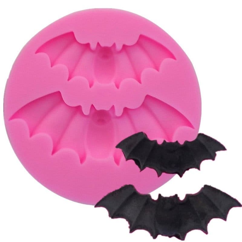 DIY Silikonform mit Halloween-Fledermaus-Motiv