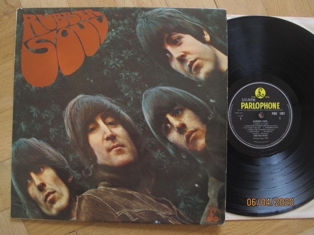 Beatles Rubber Soul, UK lp 1965 LOUD CUT 1/.. (394410576) ᐈ Köp på Tradera