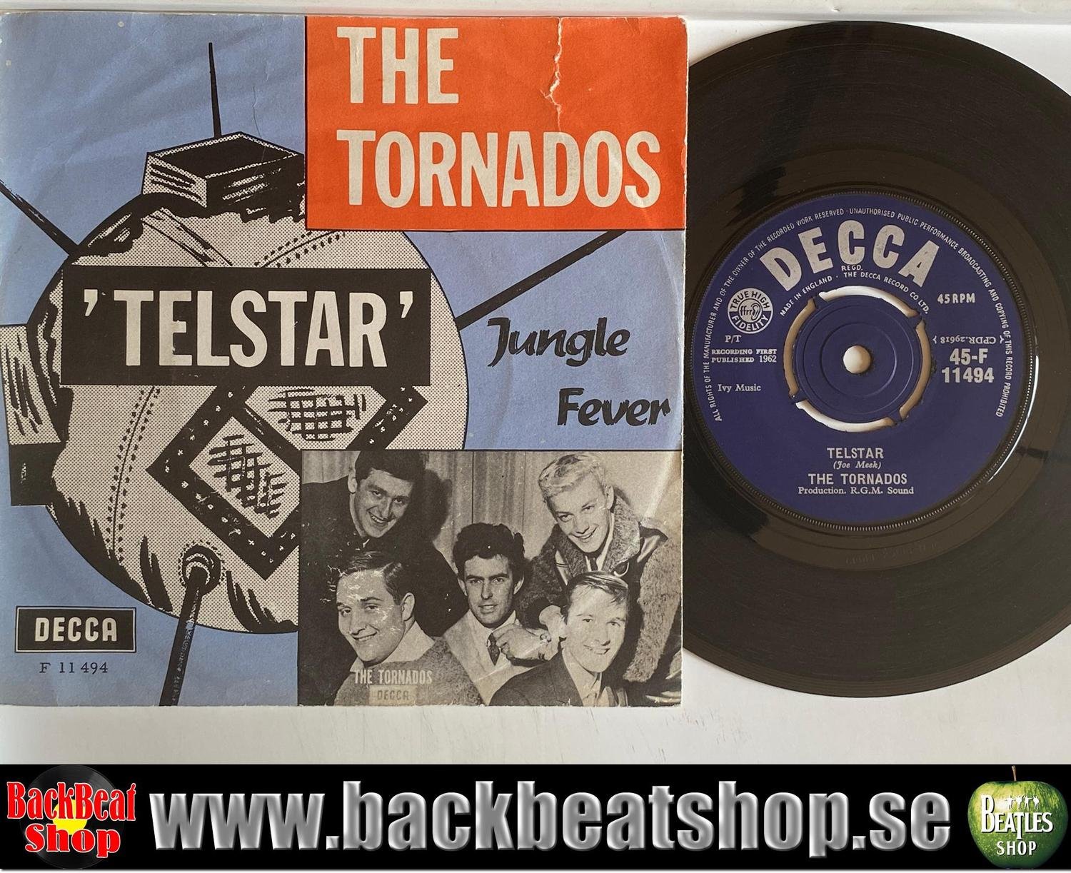 THE TORNADOS TELSTAR / JUNGLE F.. Köp från backbeat på Tradera