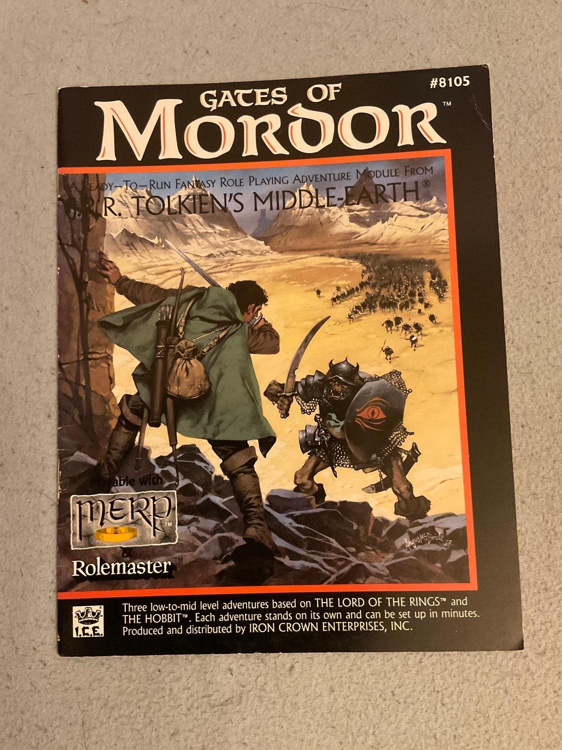ICE MERP LOTR - 8105 Gates of Mordor - engelska.. | Köp på Tradera ...