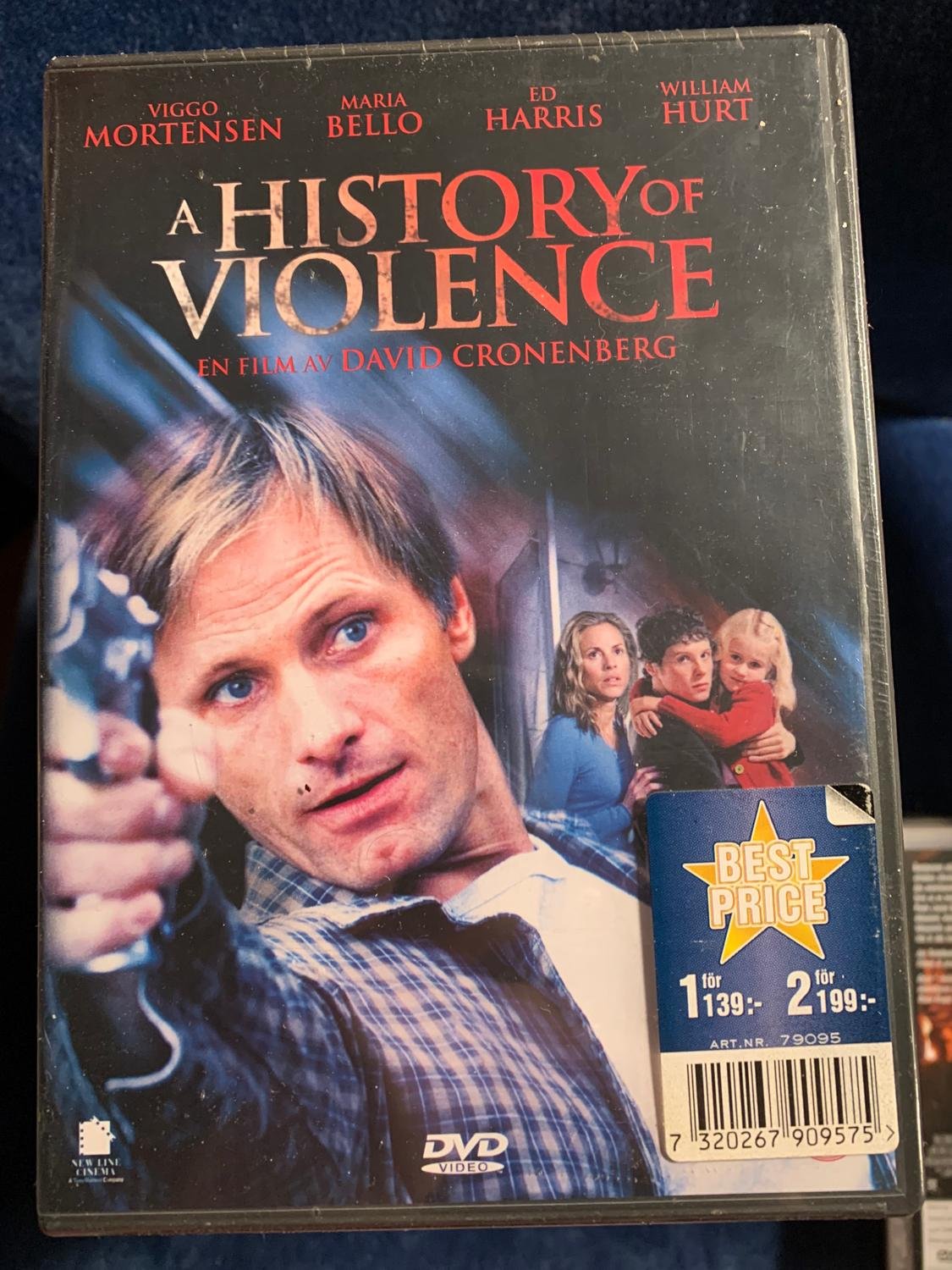 HISTORY OF VIOLENCE. INPLASTAD.. Köp från Retrobörsen på Tradera