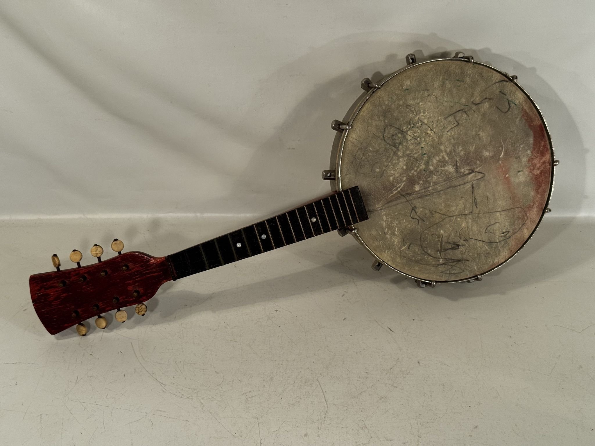 ÄLDRE MUSIK INSTRUMENT BANJOLIN / BANJO / MANDOLIN RESERVDEL !?