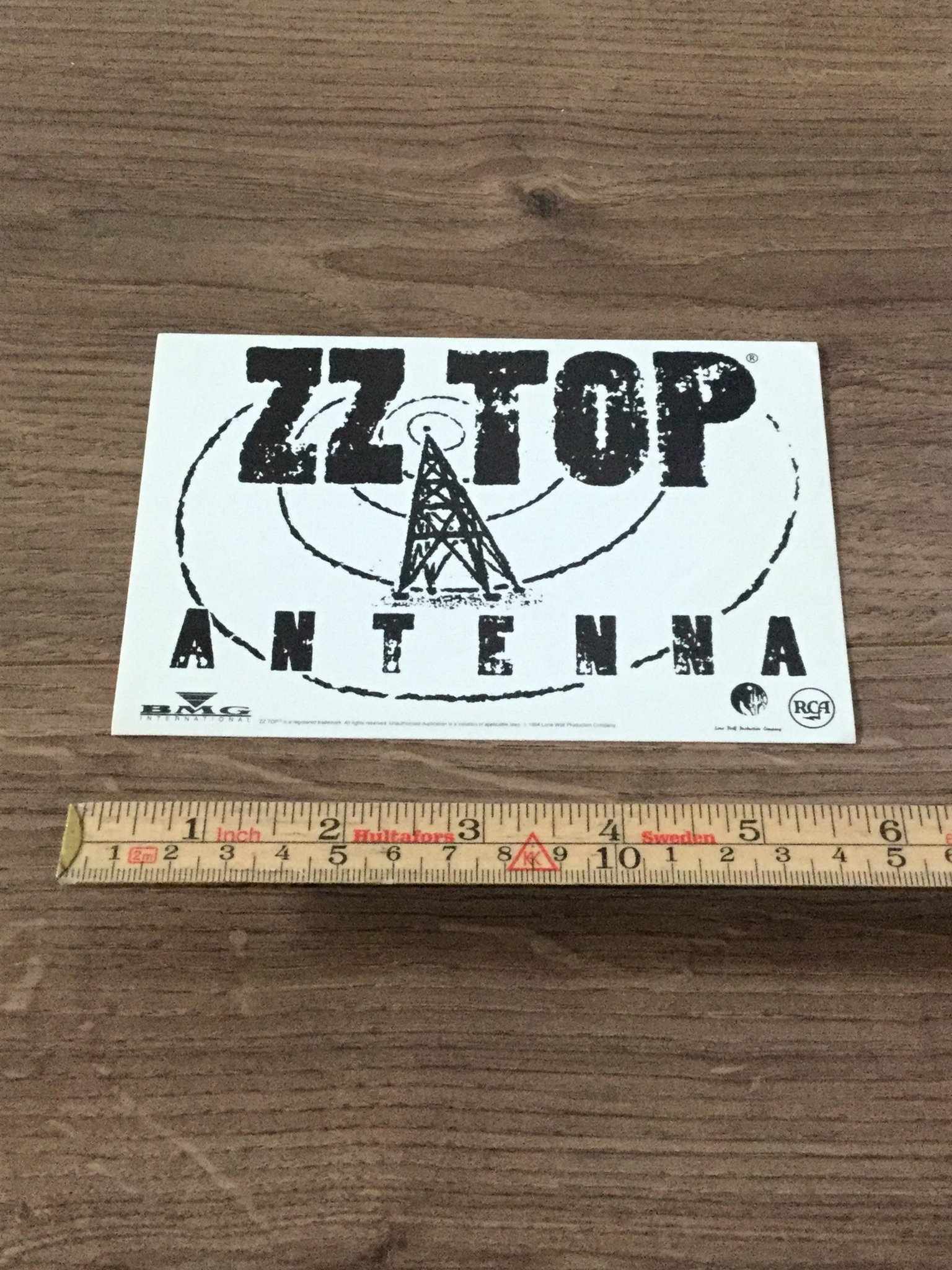 ZZ TOP Antenna Promotionklistermärke (364481952) ᐈ Köp på Tradera