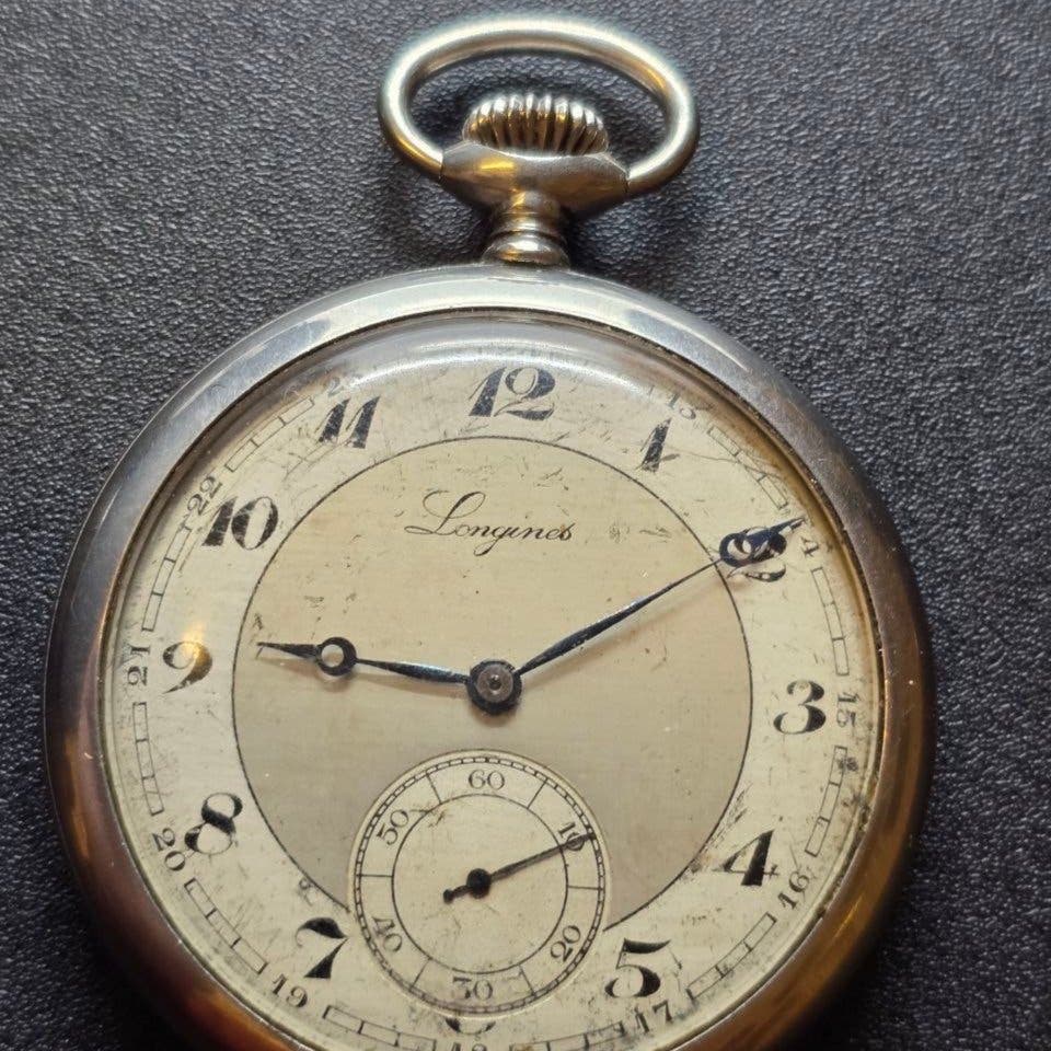 Longines antike Taschenuhr zu verkaufen