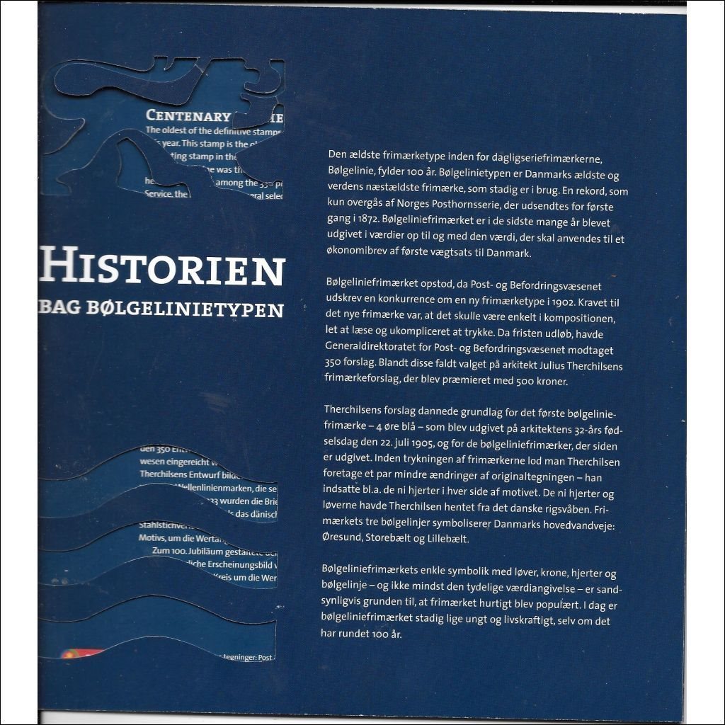 Bölgelinietypen Bölgelinietypen Bölgelinietypen 100 år, 2005,Danmark 67c831 Bölgelinietypen Bölgelinietypen Bölgelinietypen 100 år, 2005,Danmark 67c831