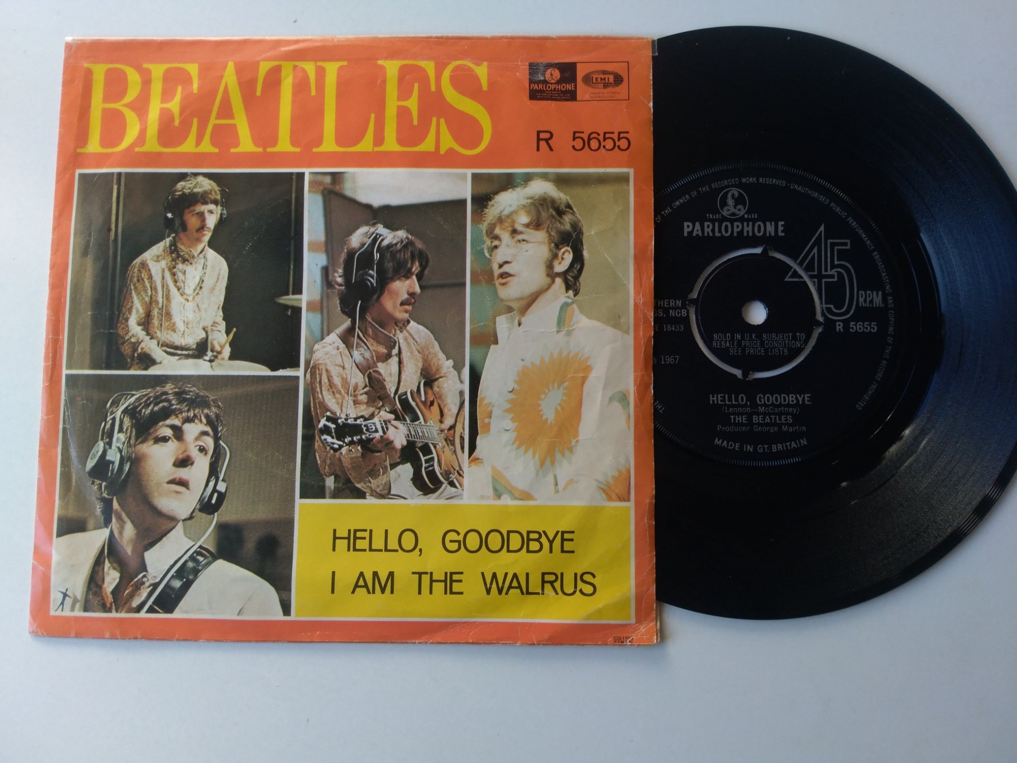BEATLES - HELLO GOODBYE / I AM THE WALRUS -- U.. (422338966) ᐈ Köp på