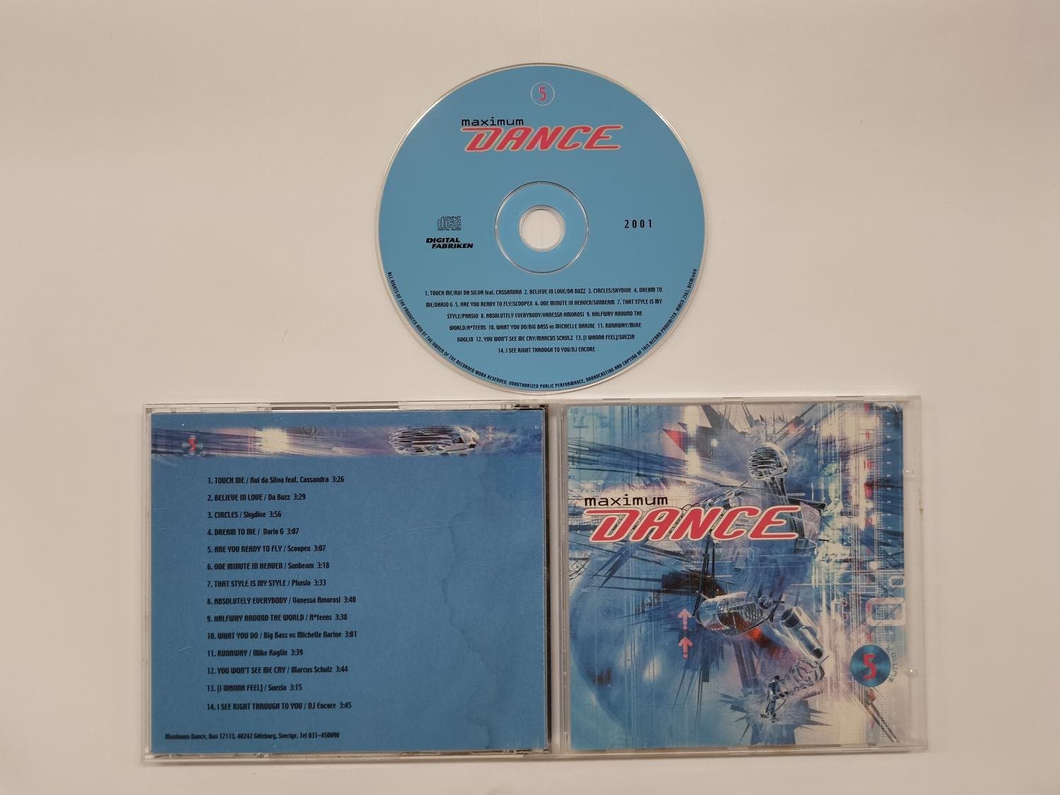 Maximum Dance 5-01 Metal-CD in Schweden