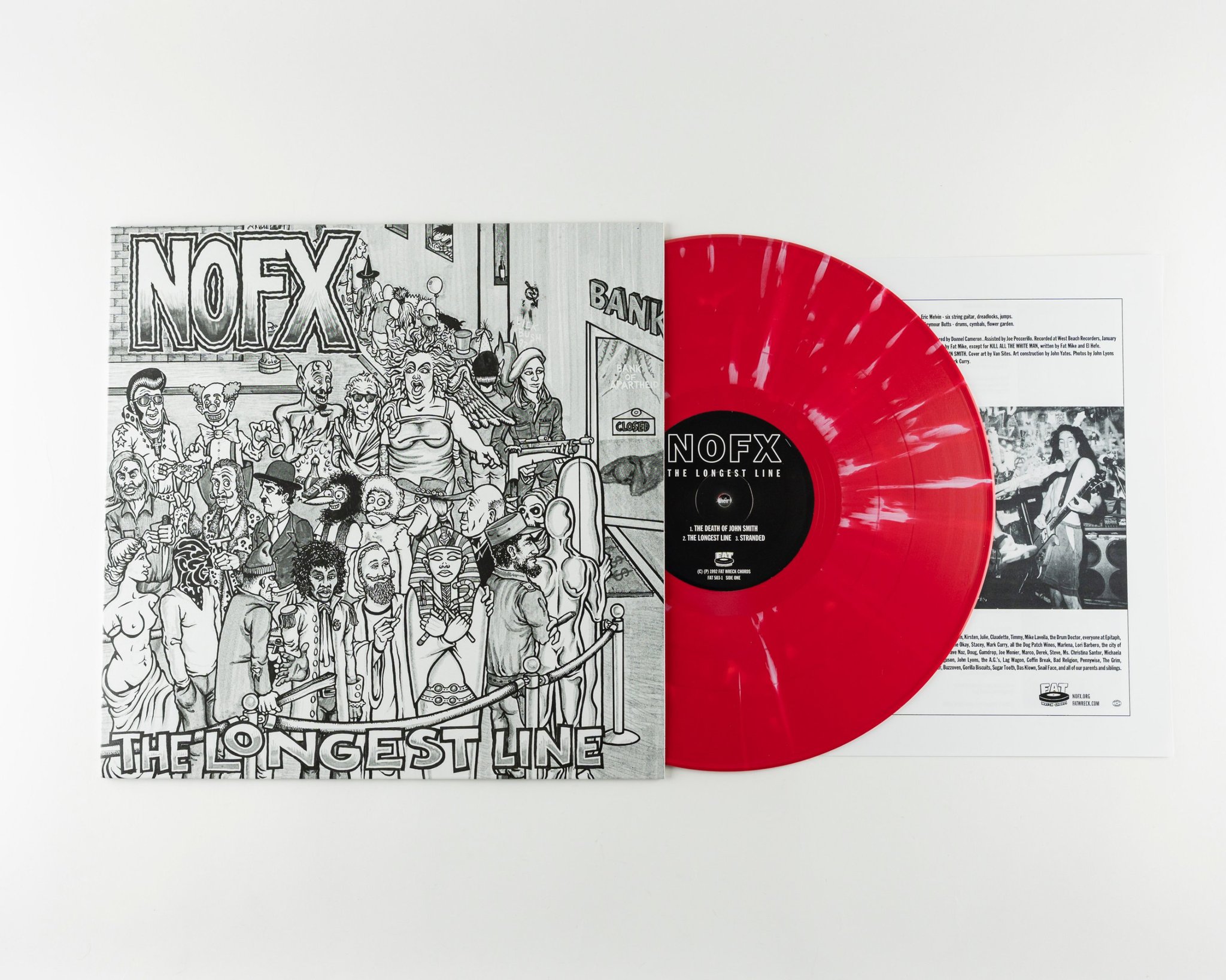 新品未開封 NOFX ボストン限定 The Longest Line NOFX – The Longest Line – Vinyl (Orange Smoke, Green Cover