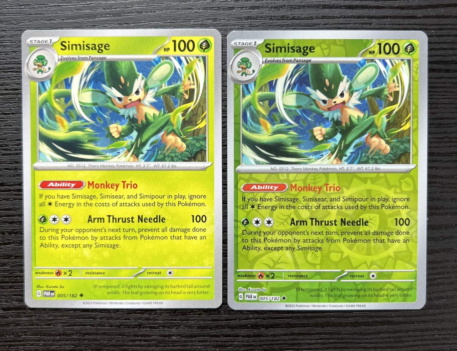 Simisage 005/182 Pokémonkort - Paradox Rift | Köp på Tradera (682936061)