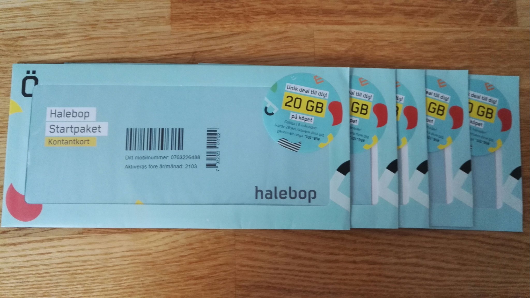 Halebop 20 Gb För 0 Kr