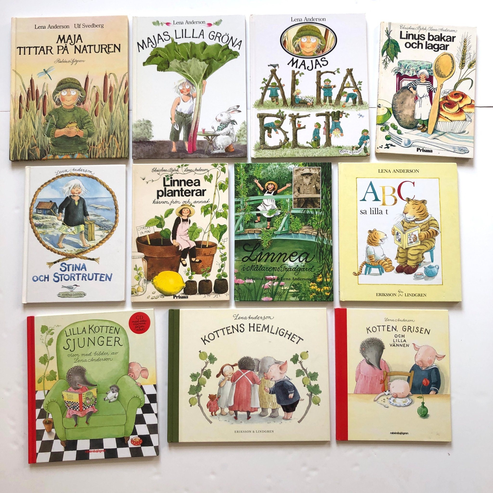 11 x Lena Anderson. Maja, Linnea, Linus, Stina,.. Köp på Tradera