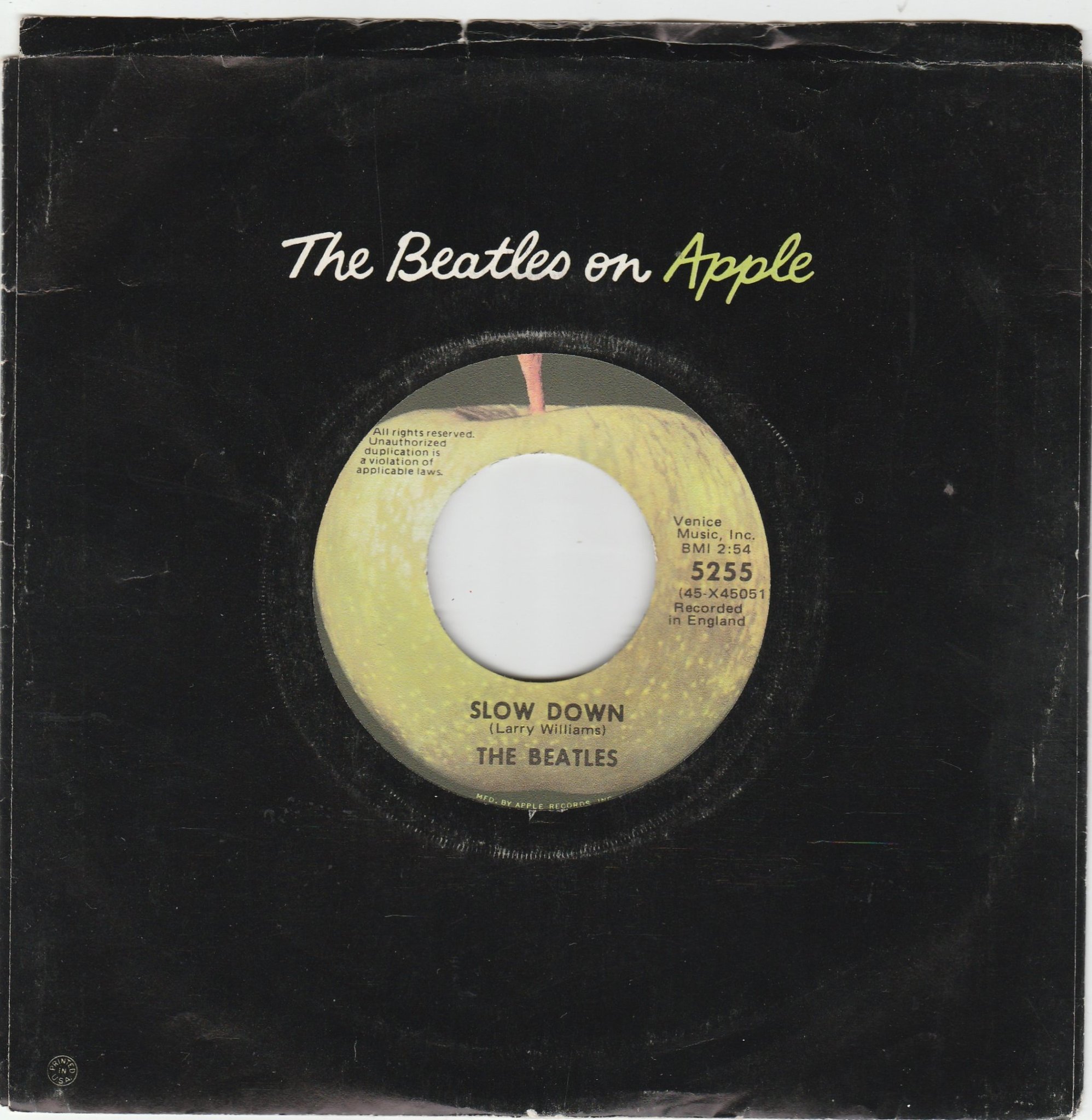 THE BEATLES Matchbox/Slow Down US 75 All r.. (417650029) ᐈ Köp på Tradera