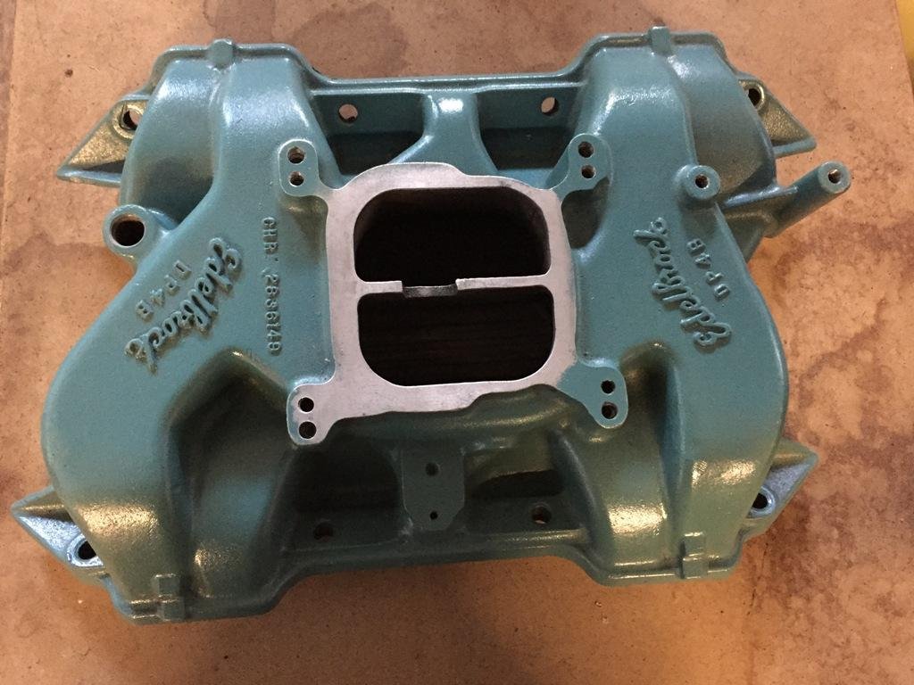 Edelbrock DP4B aluminiuminsug Chrysler, Mopar BB Köp på Tradera