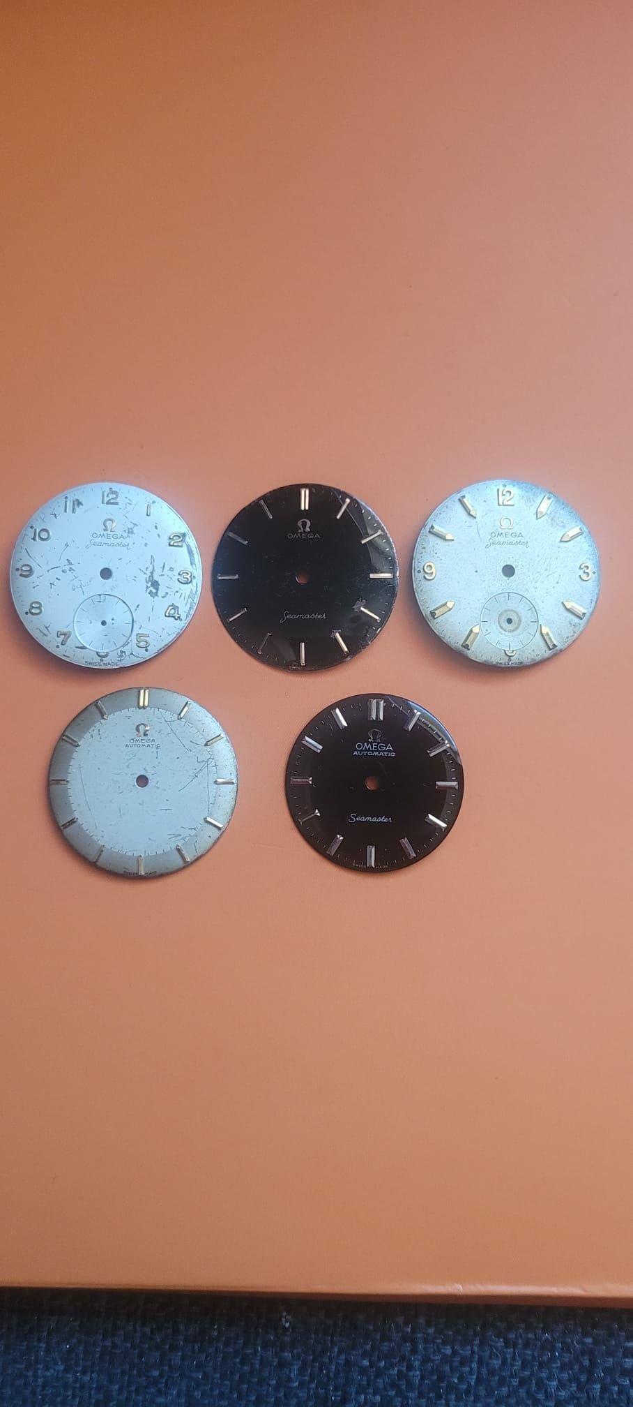 VINTAGE Omega urtavlor och reservdelar