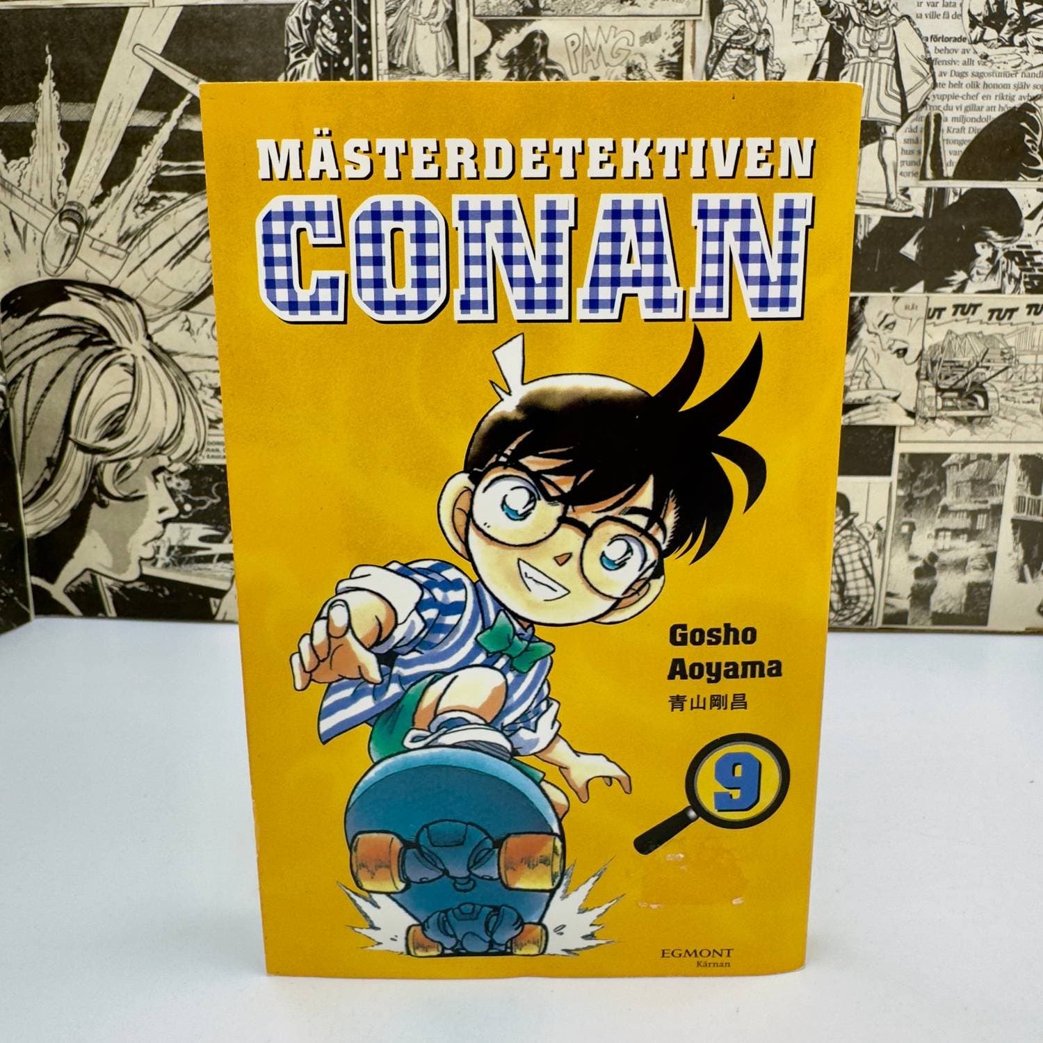 Libro 9 de Master Detective Conan por Gosho Aoyama en sueco