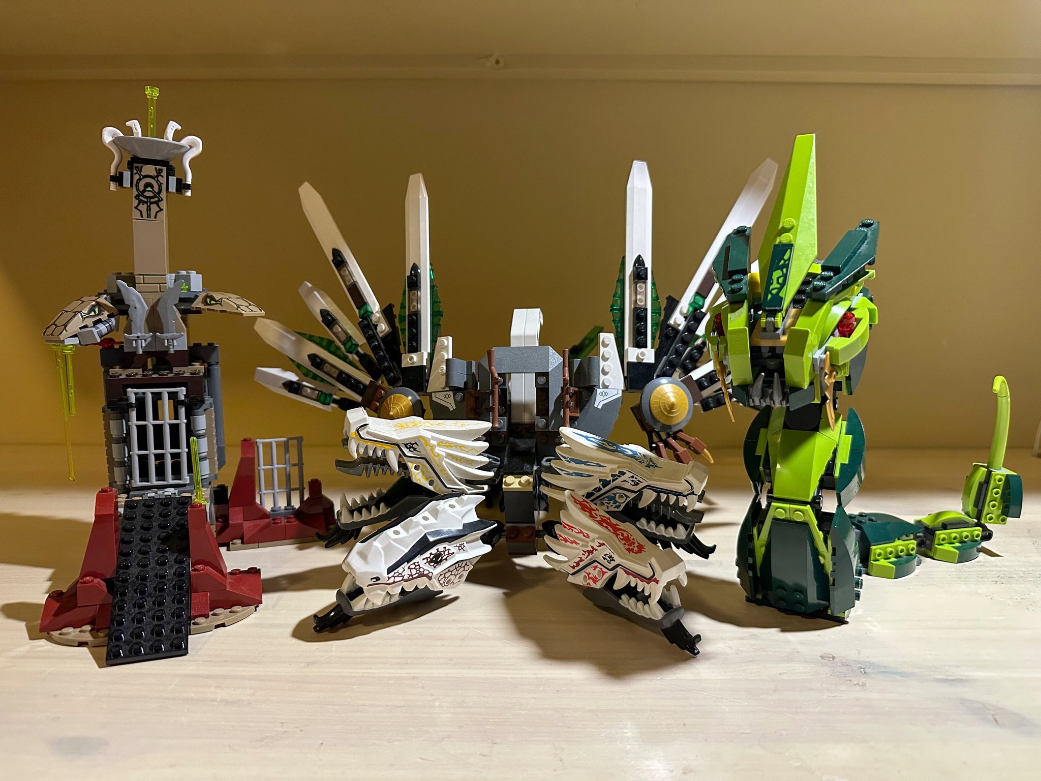 LEGO Ninjago 9450 Epic Dragon Battle 4 headed d.. | Köp på Tradera