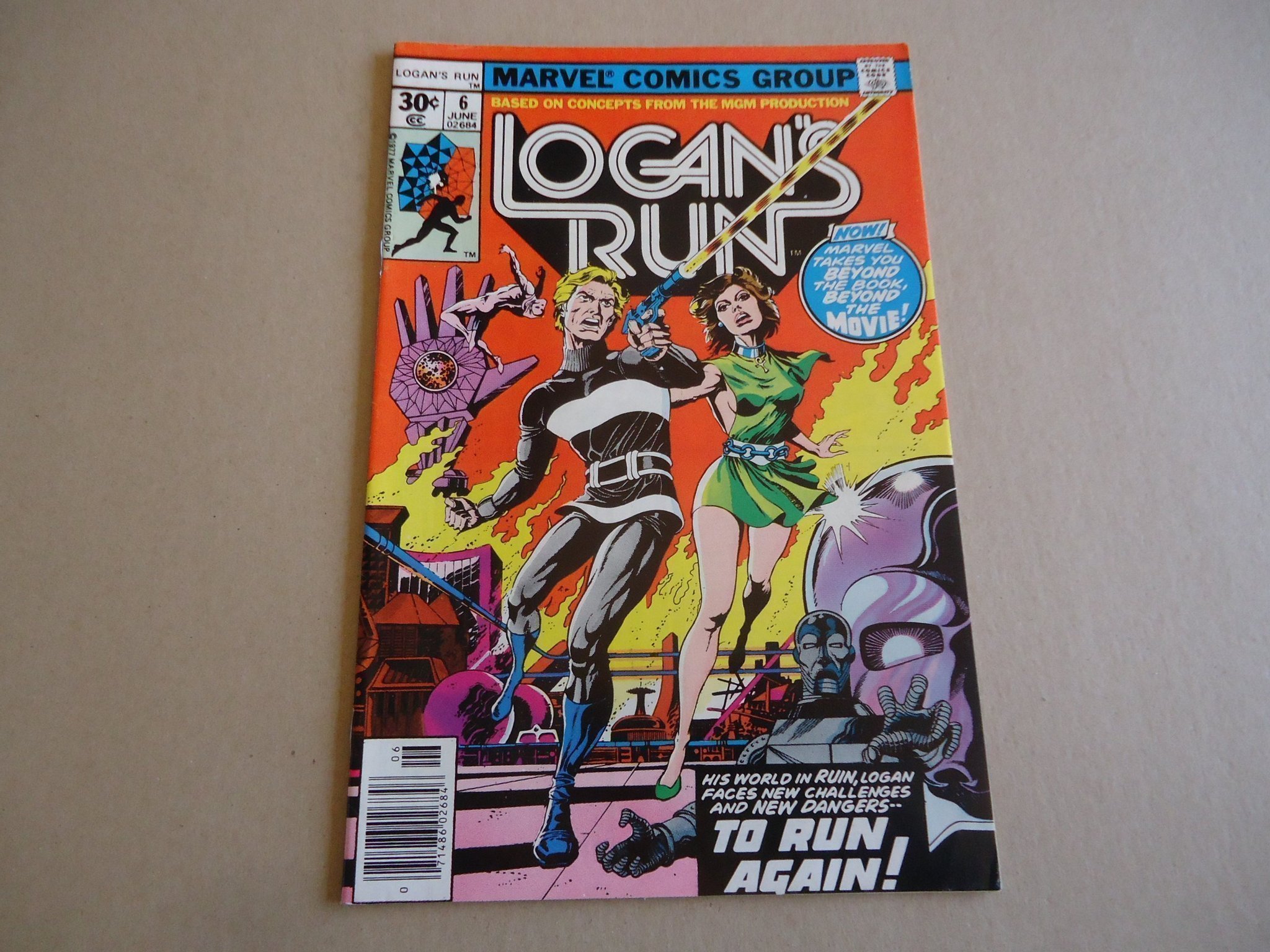 Se produkter som liknar 1977 LOGANS RUN 6 Marvel KEY .. på Tradera