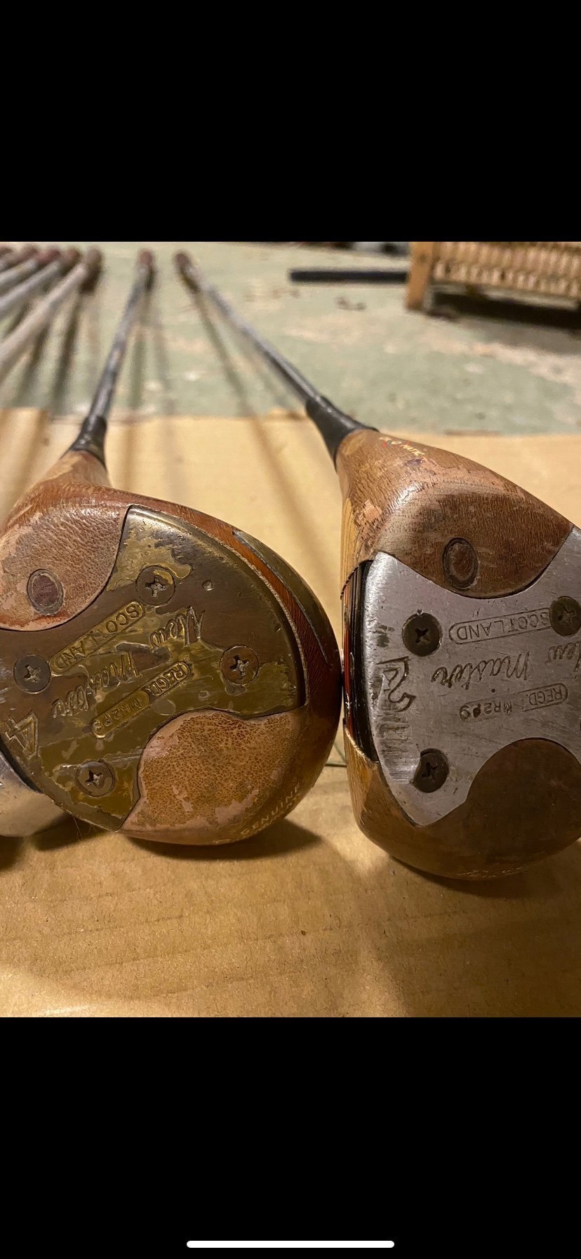Vintage John letters golf set + golfbag Köp på Tradera (590602078)