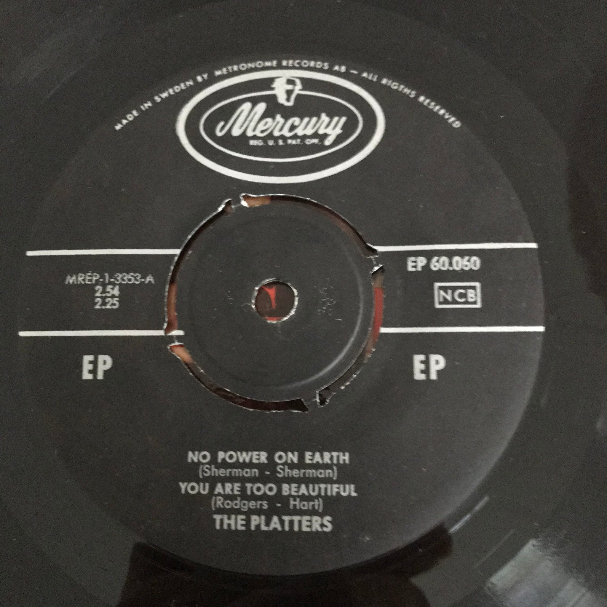 The Platters, No power on earth, mfl, EP Köp på Tradera (582433011)