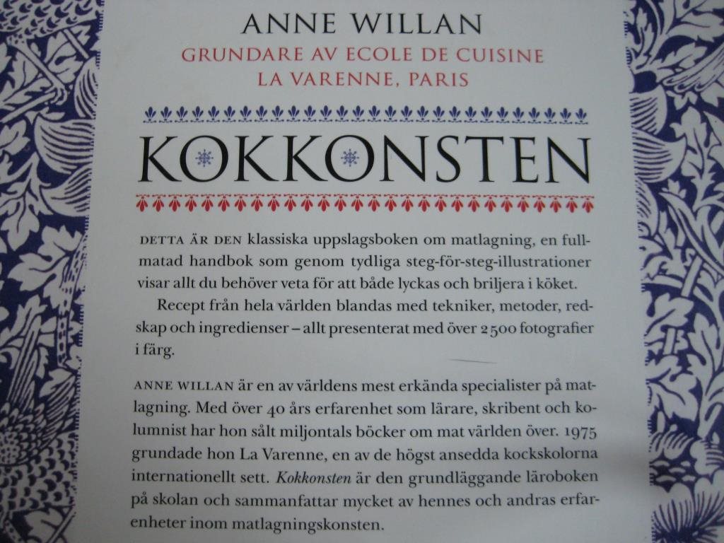 KOKKONSTEN - ALLT ALLT ALLT FÖR DET INTERNATIONELLA KLASSISKA KÖKET c8c682 KOKKONSTEN - ALLT ALLT ALLT FÖR DET INTERNATIONELLA KLASSISKA KÖKET c8c682