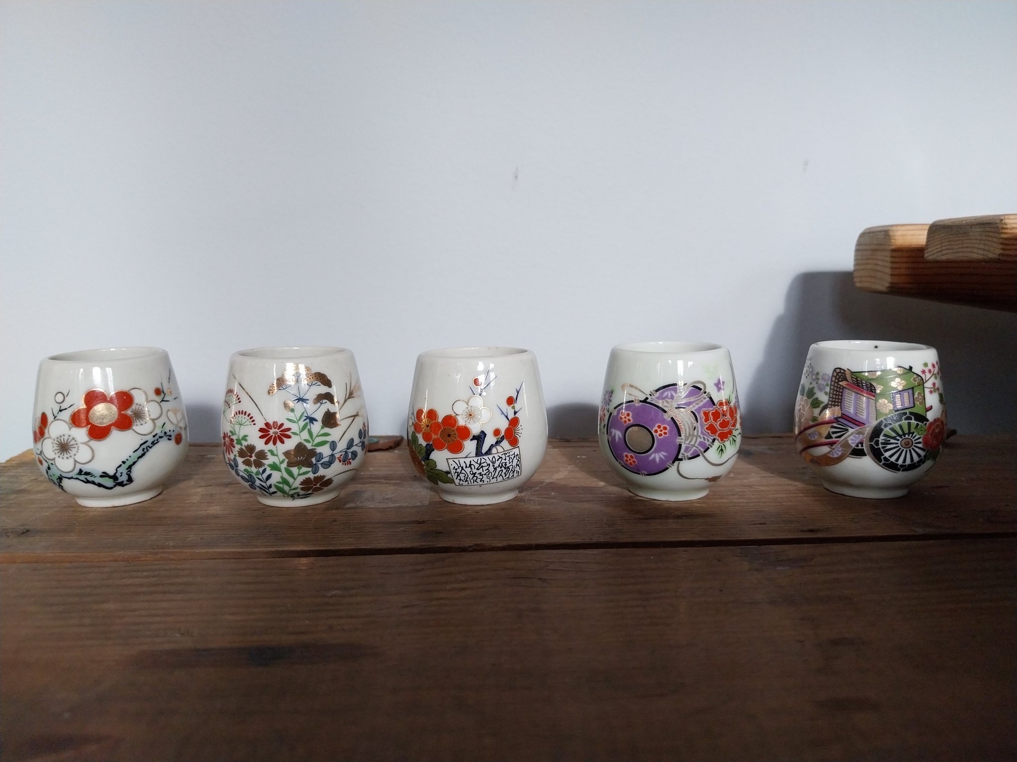 Japanska sake set koppar 30tal keramik glas vi.. Köp på Tradera