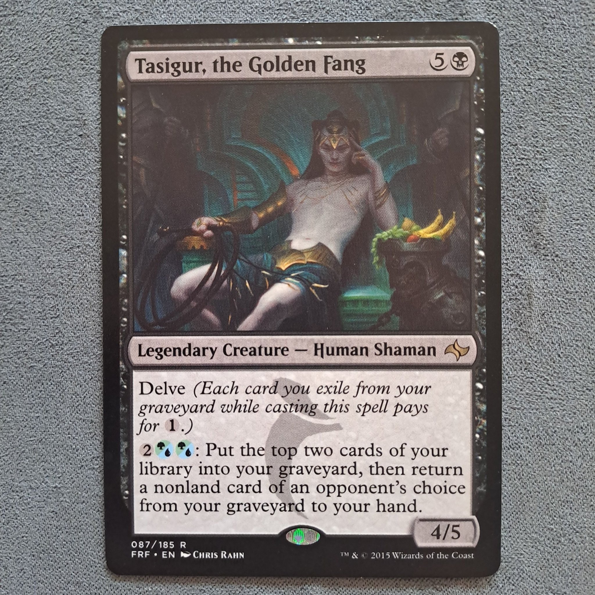 1x Tasigur, the golden Fang #87 - R - Fate Reforge - Magic the Gathering